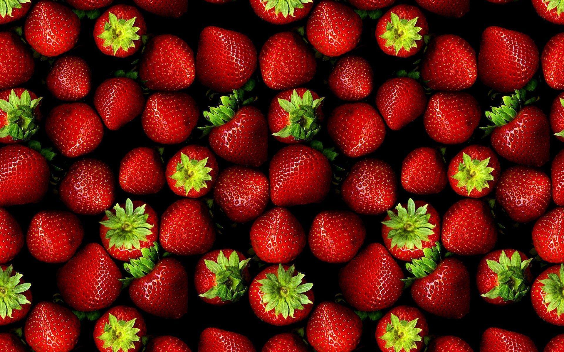 Fragole rosse mature ravvicinate, 1920x1200 WUXGA, PC Desktop