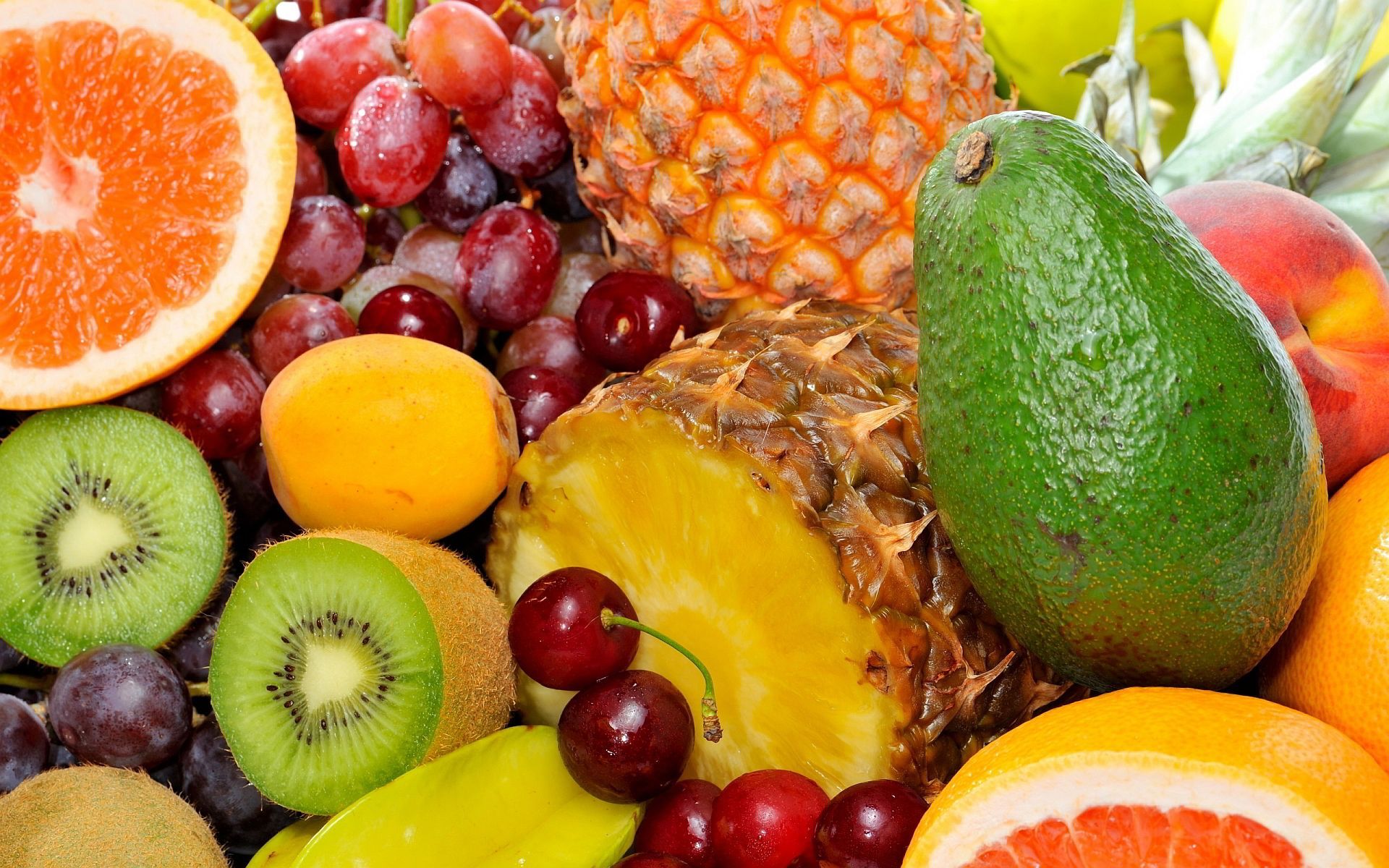 Frutta fresca mista colorata, 1920x1200 WUXGA, PC Desktop