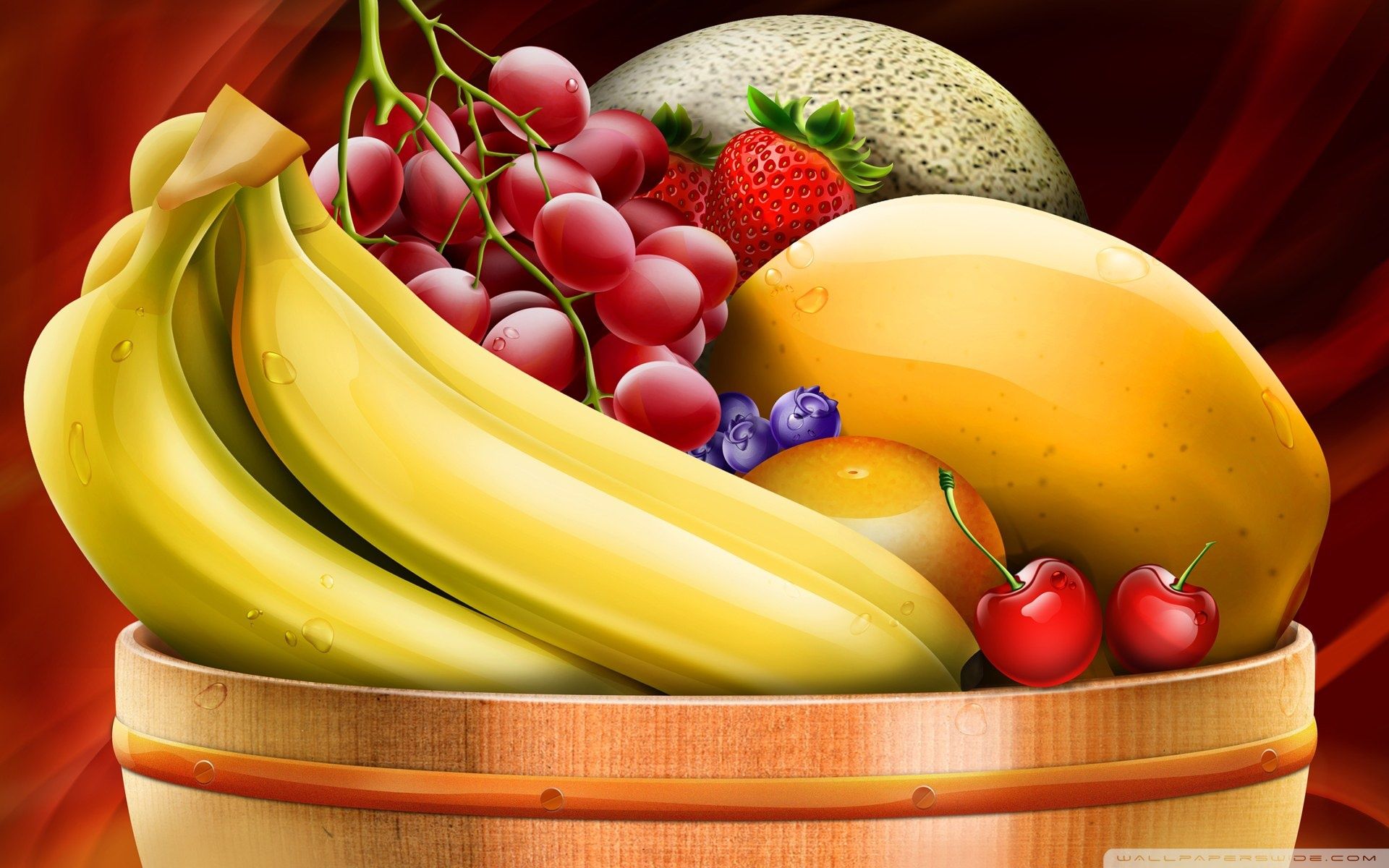 Cesto di frutta colorata, 1920x1200 Full HD+, PC Desktop