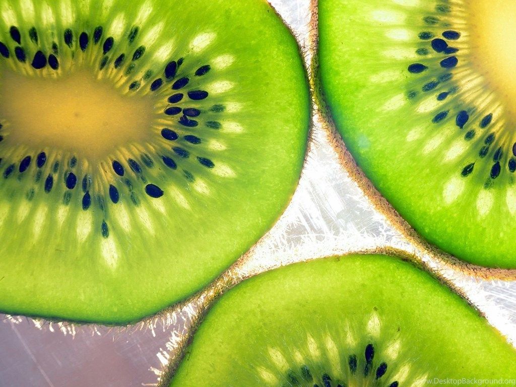 Fette di kiwi verde, 1024x768 HD, Monitor Gaming
