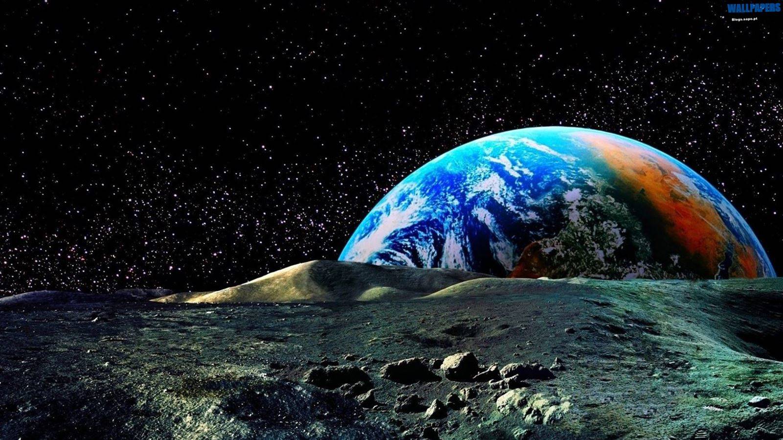 Vista Terra dalla Luna, 1600x900 900p, Laptop