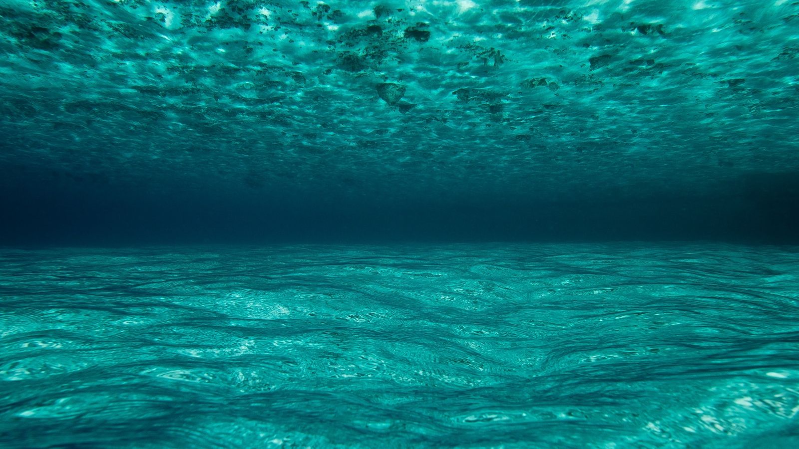 Oceano subacqueo turchese, 1600x900 HD Ready, Desktop