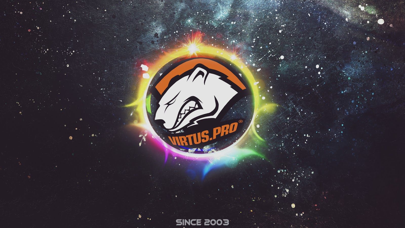 Logo Virtus Pro spazio, 1600x900 900p, Desktop