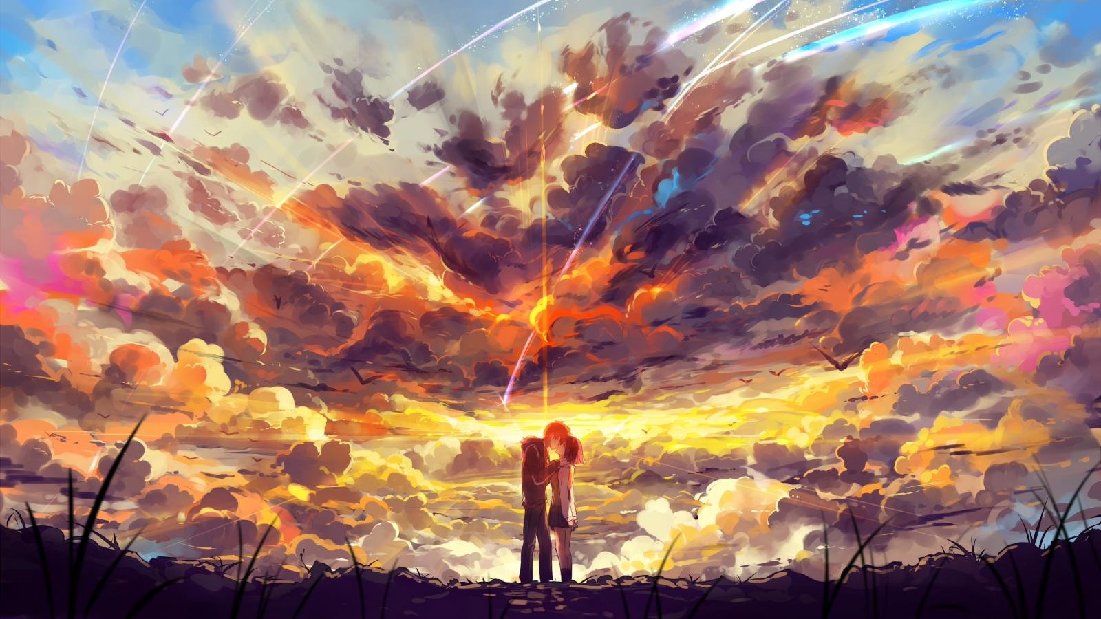 Your Name cielo cometa, 1600x900 900p, iMac