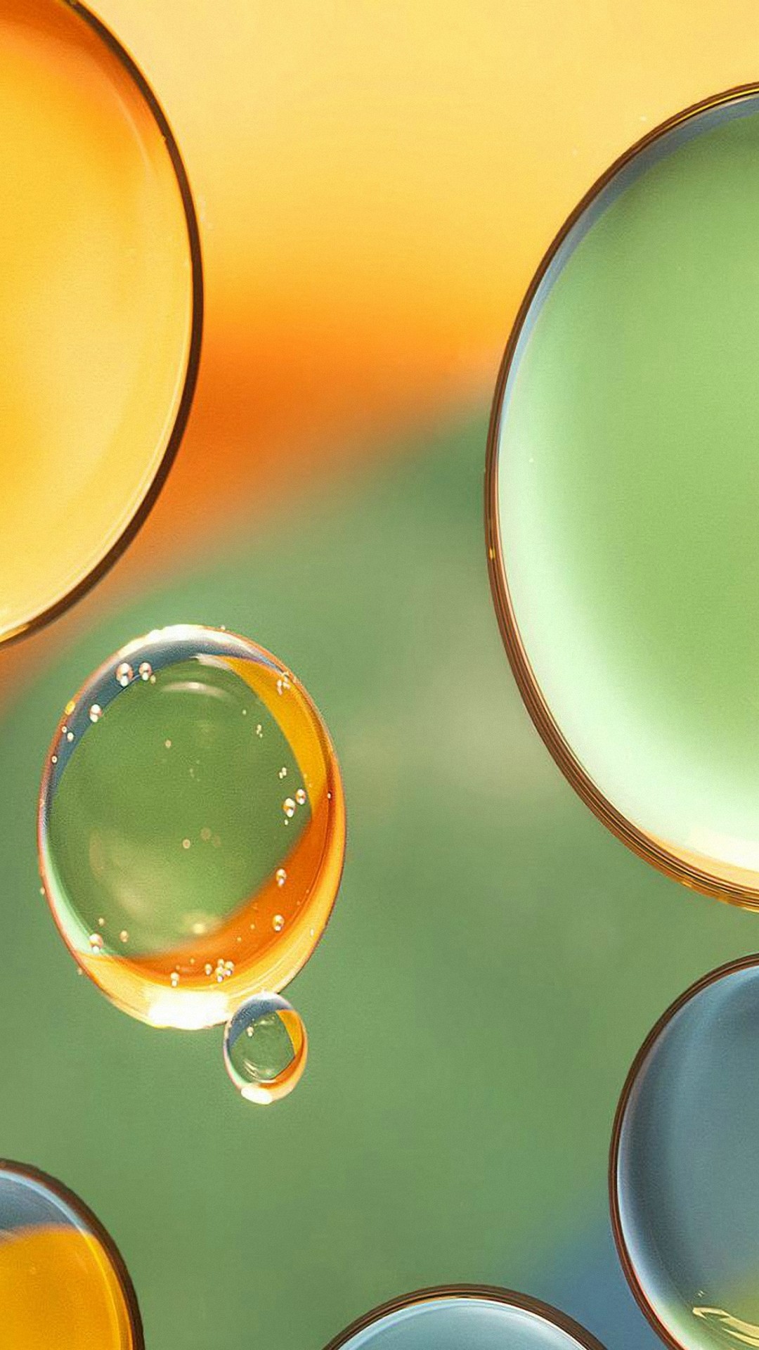 Bolle d'olio colorate, 1080x1920 Full HD Verticale, Smartphone