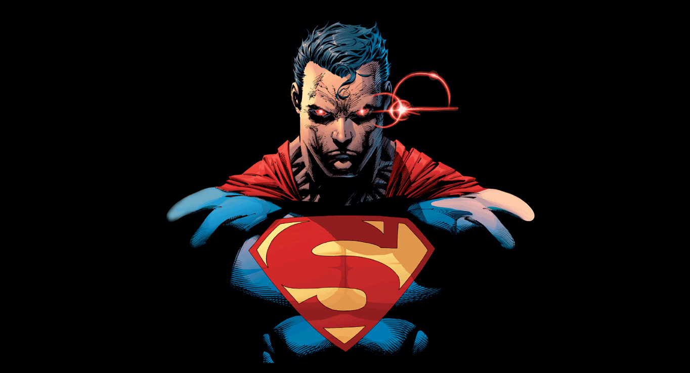 Superman ferito sfondo nero, 1364x738 HD, PC Desktop