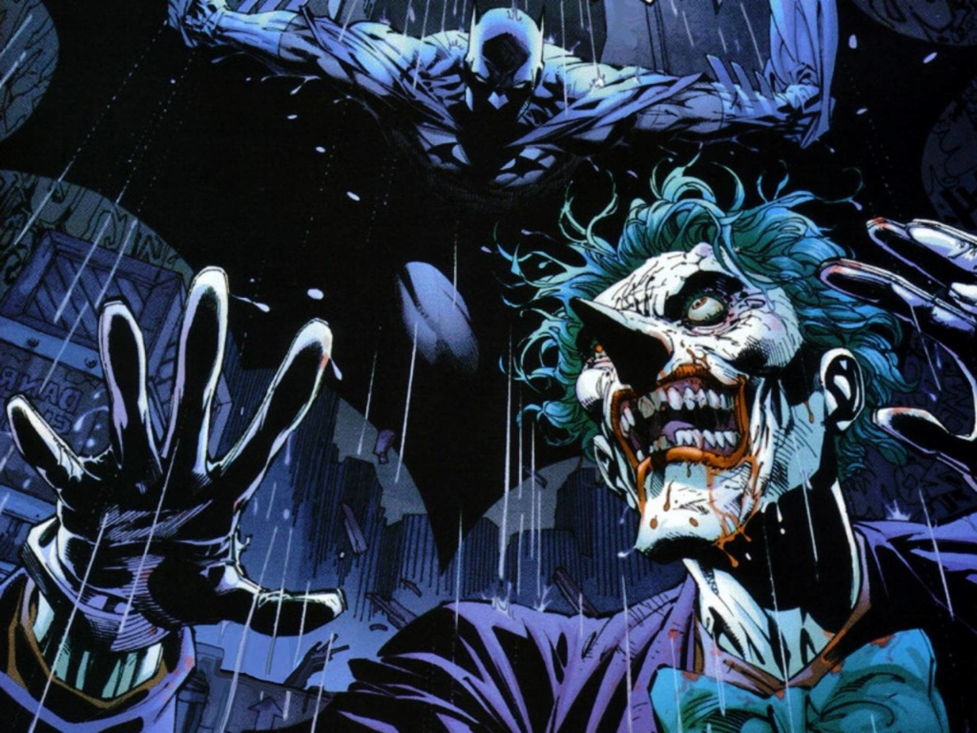 Joker e Batman fumetto, nemesi di Batman, 1920x1440 Full HD+ WUXGA, PC