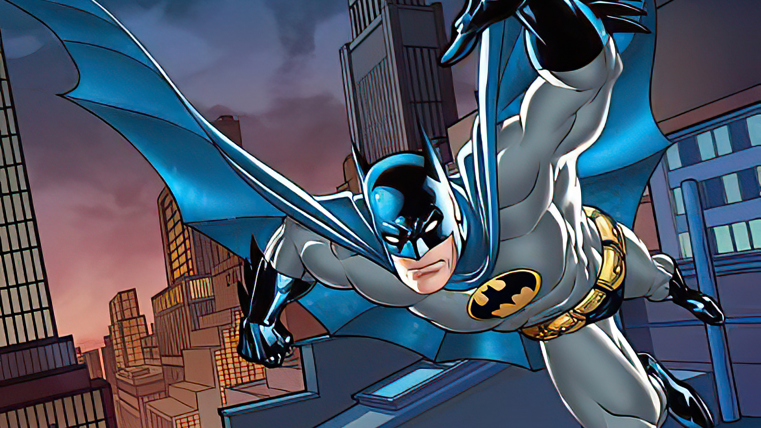 Batman in volo città, 2478x1394 Hi-Res, PC
