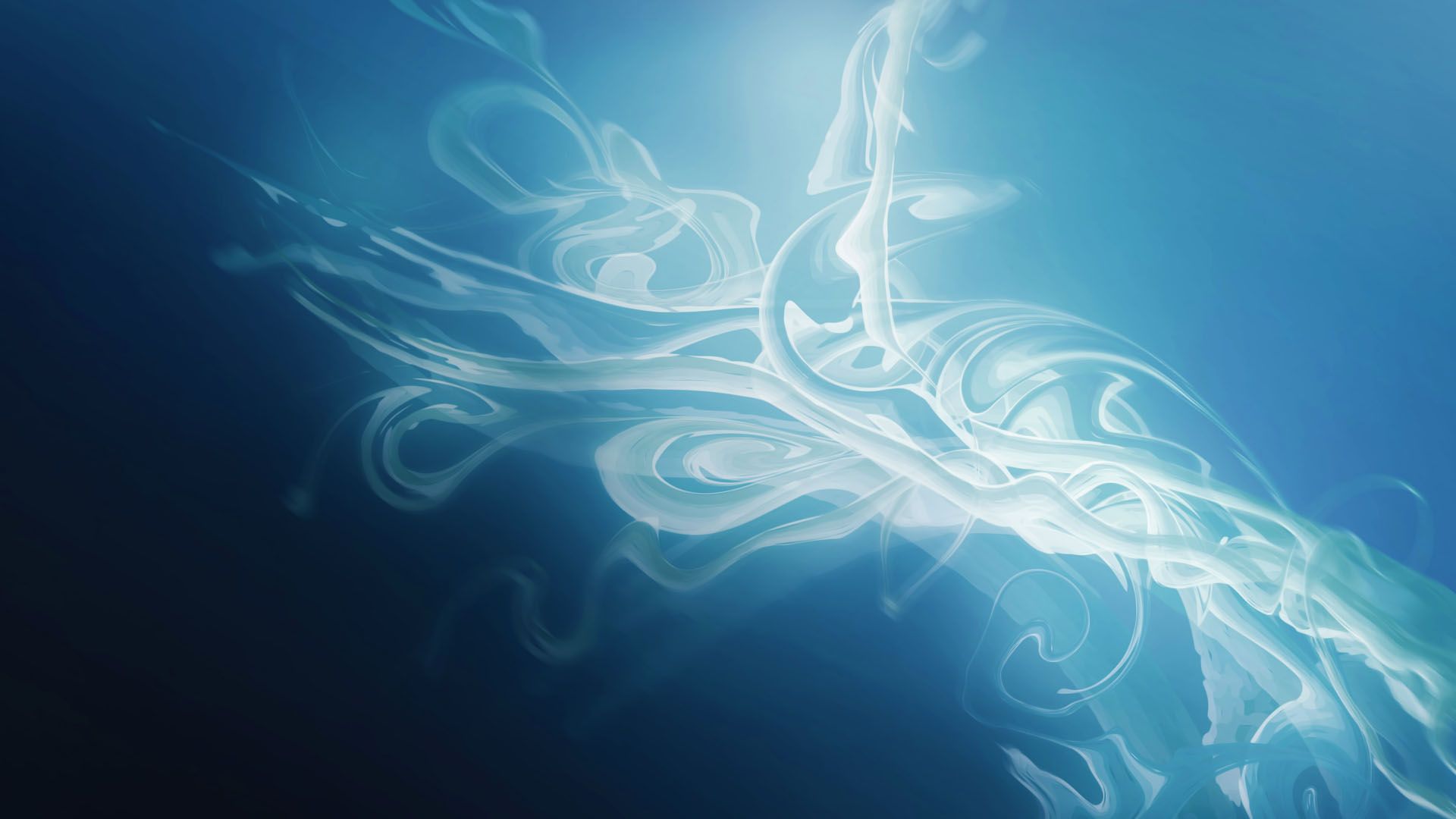 Fumo bianco su sfondo blu, 1920x1080 1080p, Desktop