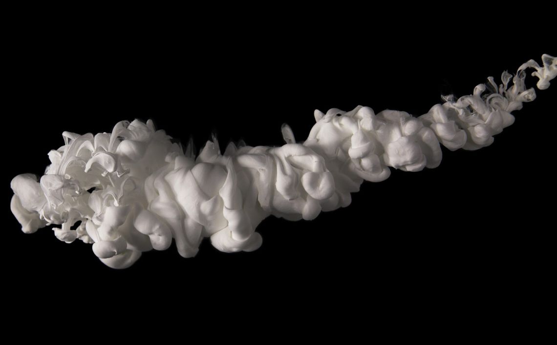 Fumo bianco e nero astratto, 1140x707 HD, iMac