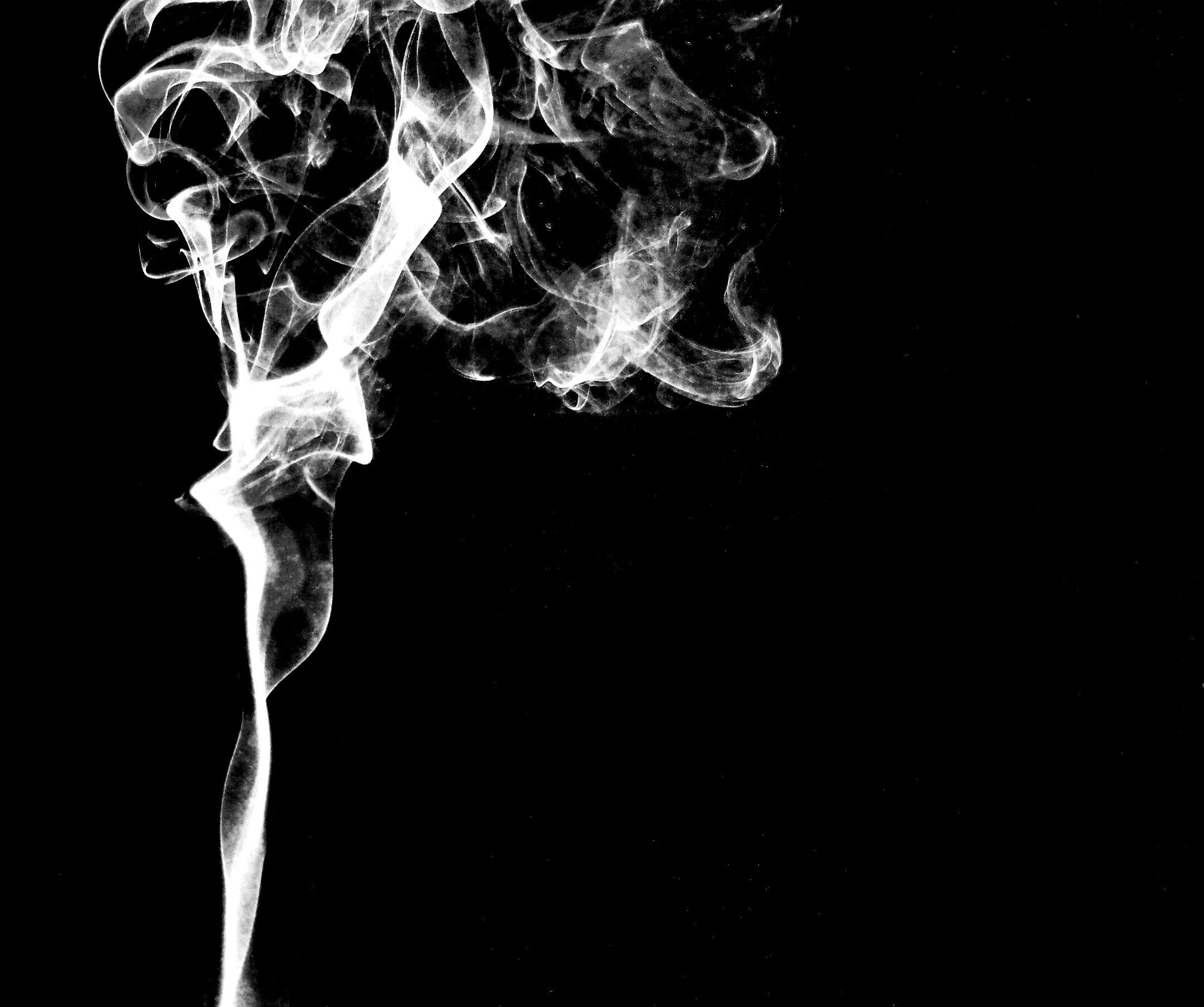 Fumo bianco su sfondo nero, 2166x1812 Hi-Res, Desktop