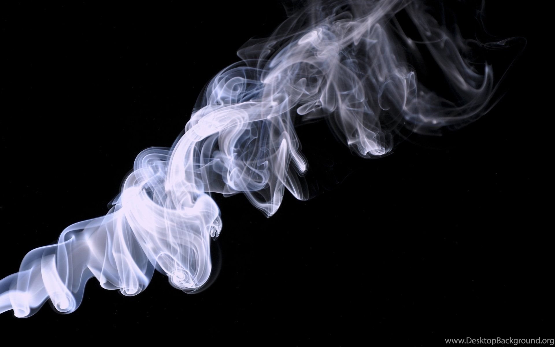 Fumo bianco su sfondo nero, 1920x1200 Full HD+, Laptop