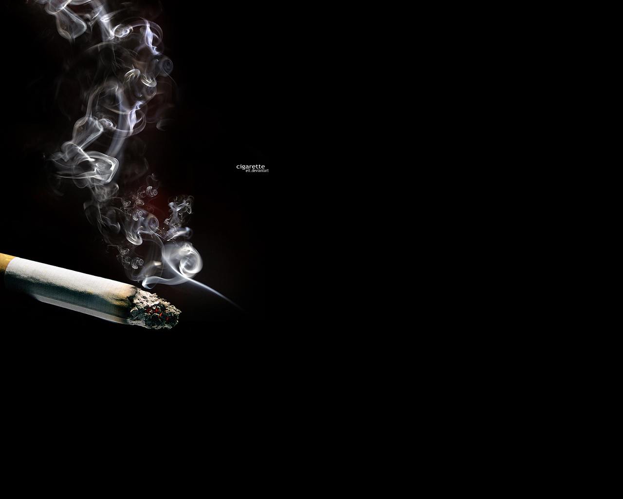 Sigaretta accesa con fumo, 1280x1024 HD, Desktop