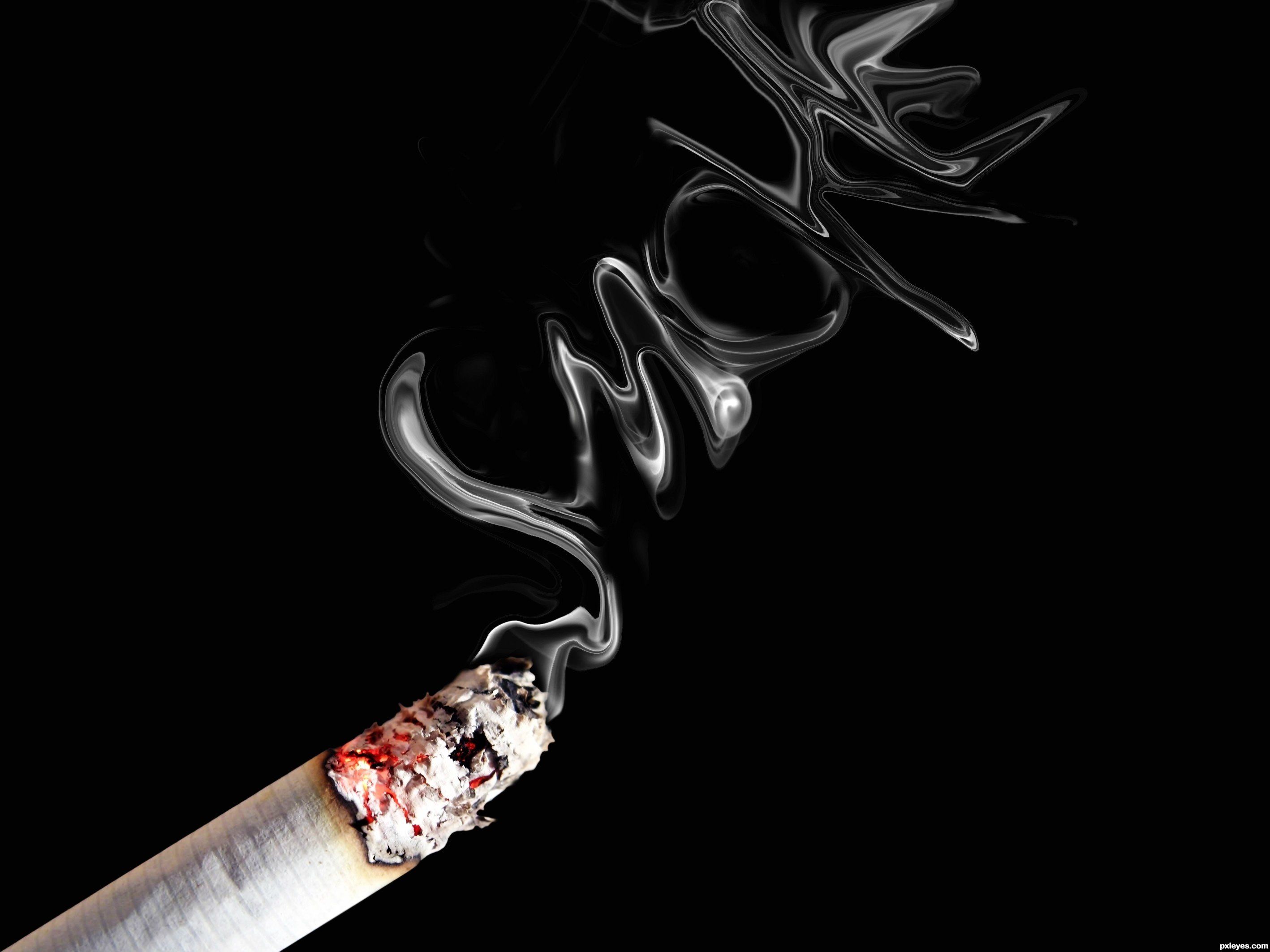 Sigaretta con fumo scritta SMOKE, 2835x2126 WQXGA, Laptop