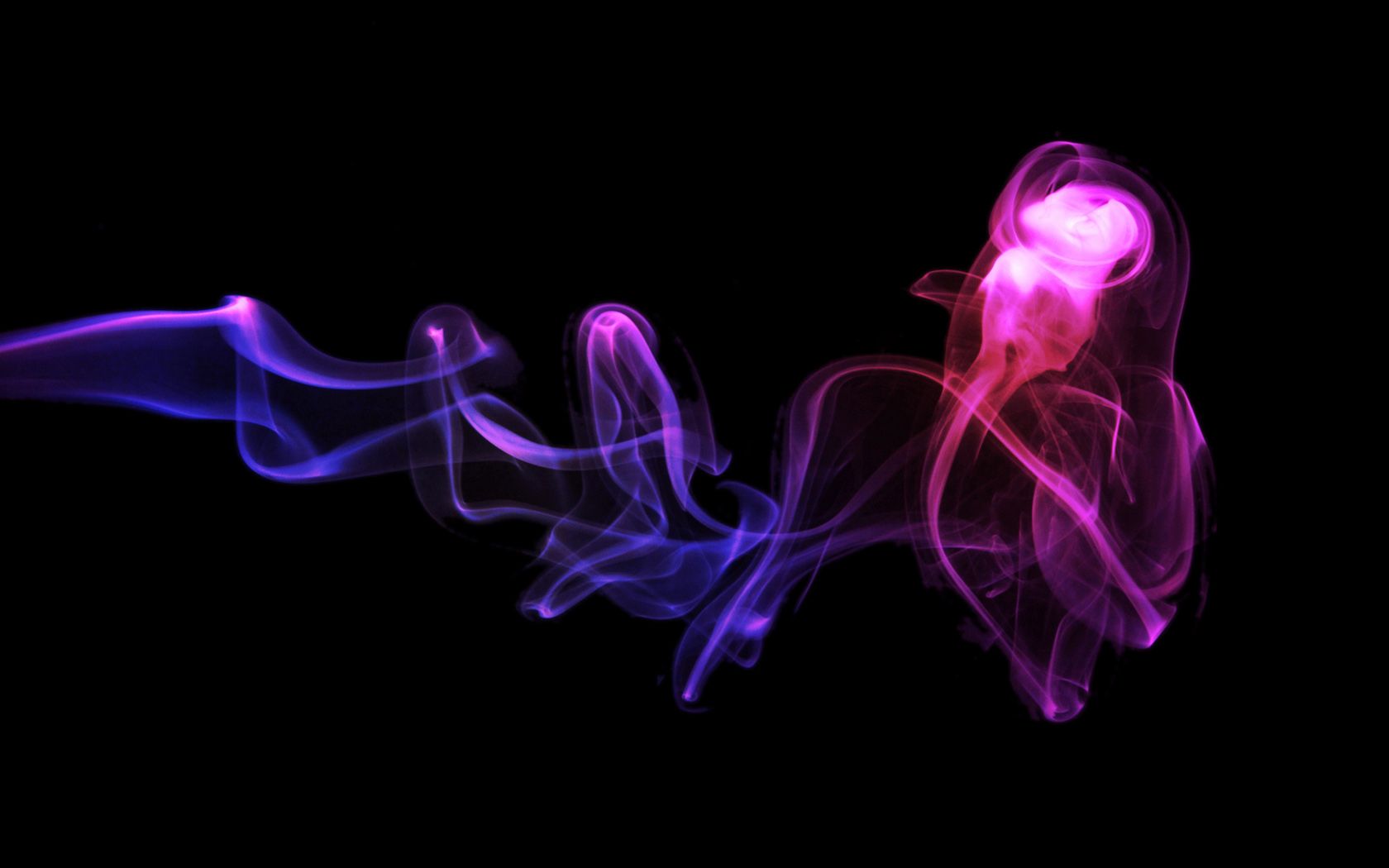 Fumo colorato viola blu, 1680x1050 HD, Laptop
