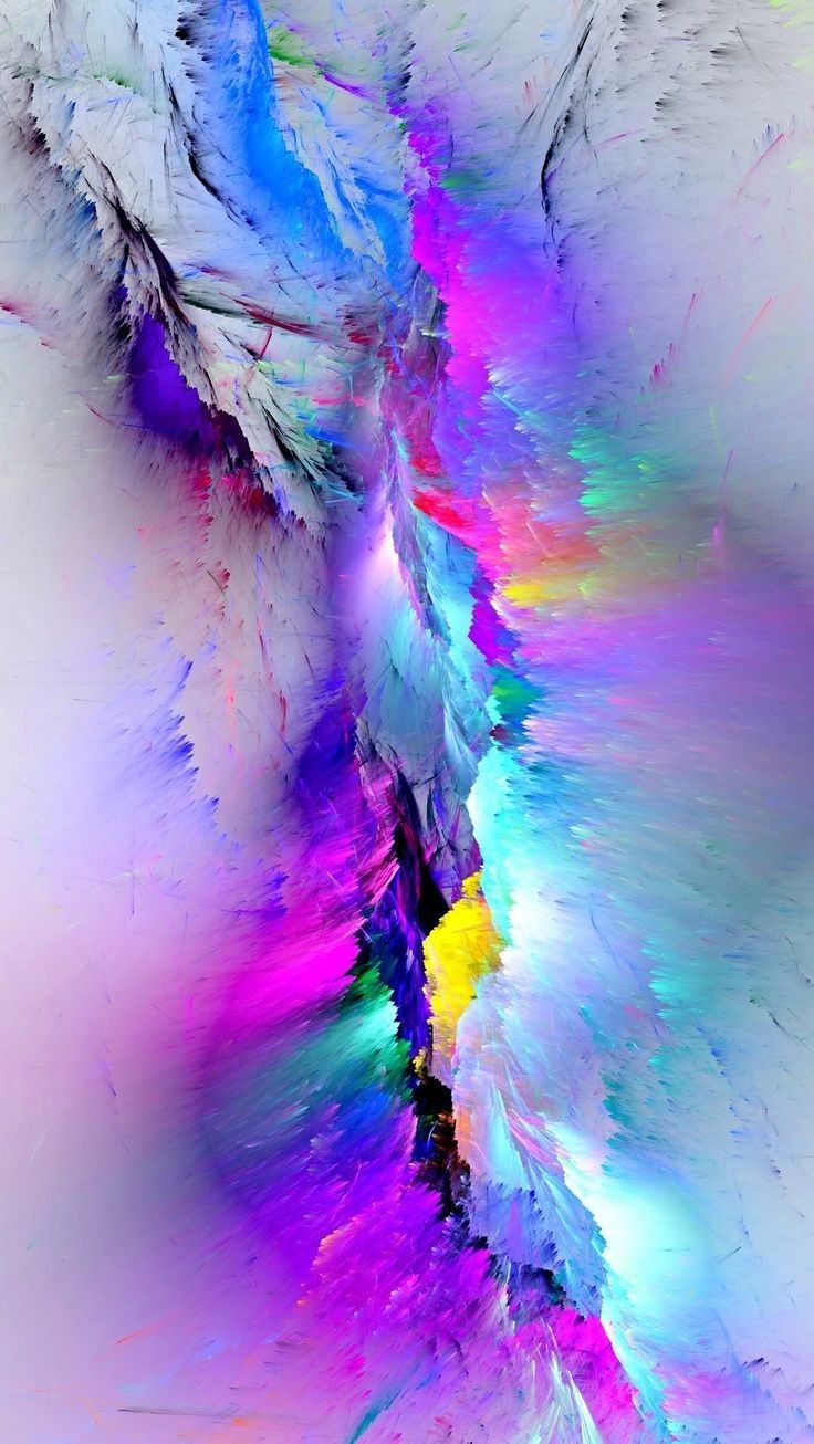 Fumo colorato astratto arcobaleno, 736x1306 Full HD Verticale, iPhone