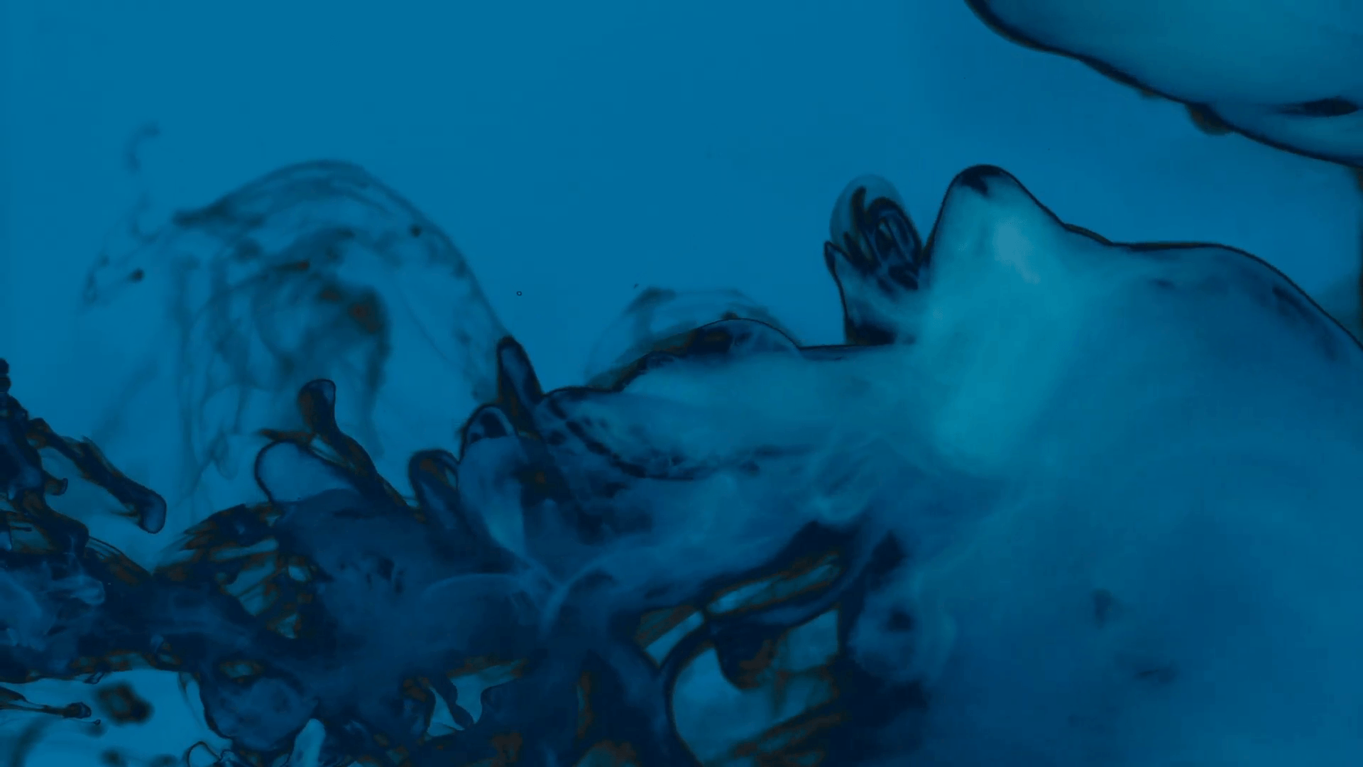 Fumo nero e blu vorticoso, 1920x1080 1080p, Desktop
