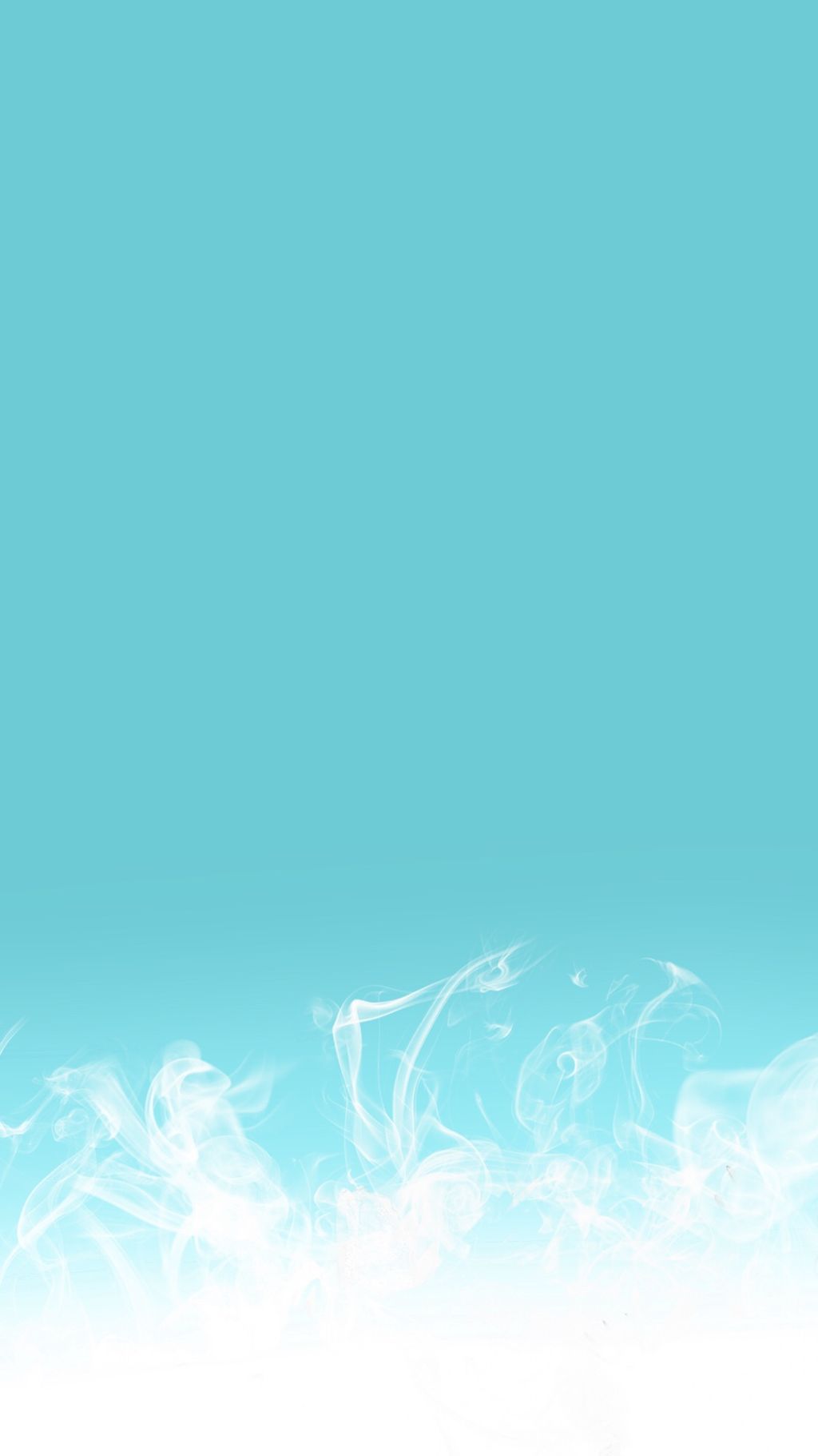 Fumo bianco su sfondo teal, 1024x1821 Verticale, Telefono