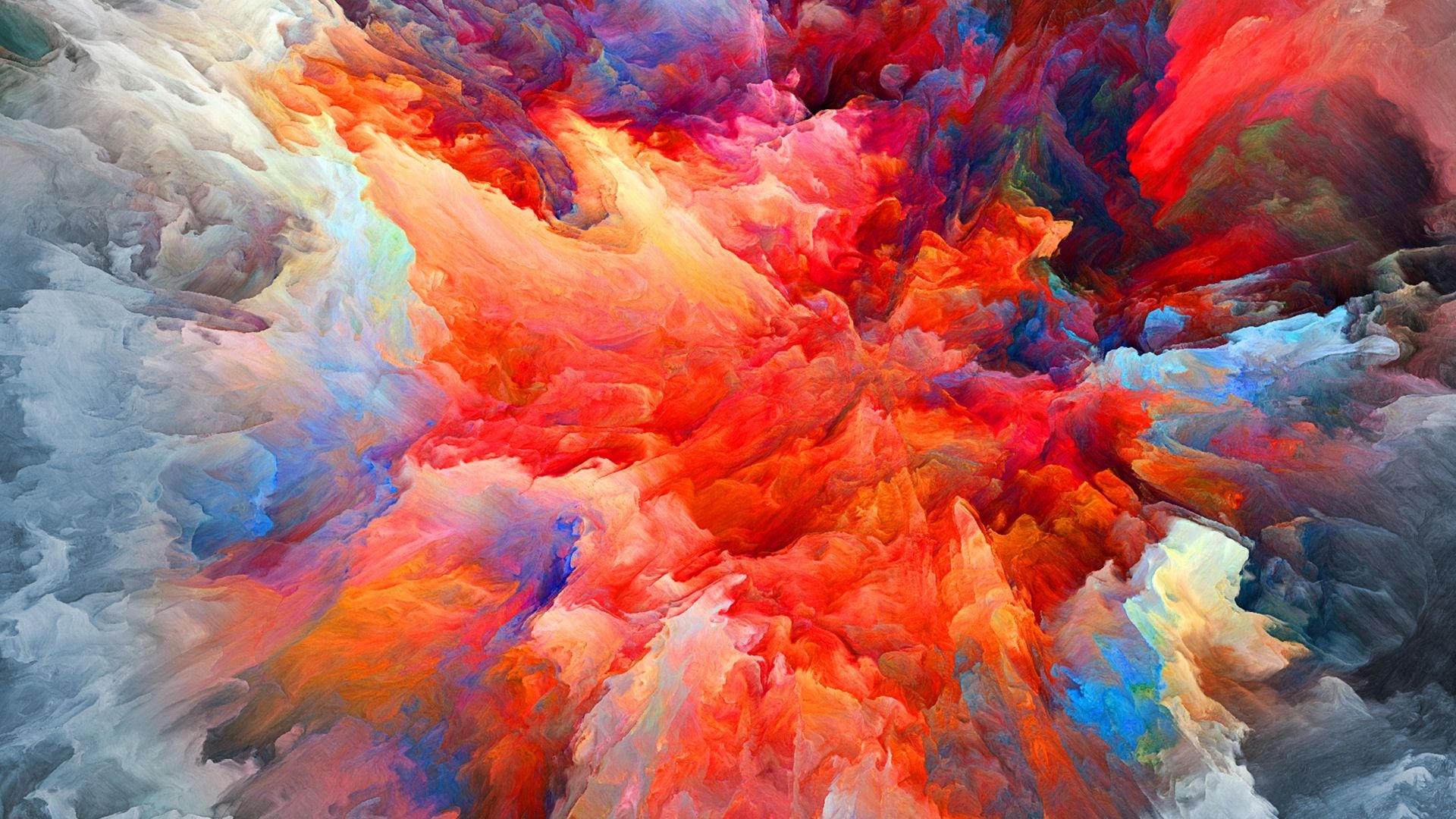 Esplosione di fumo colorato, 1920x1080 Full HD 1080p, HP Laptop
