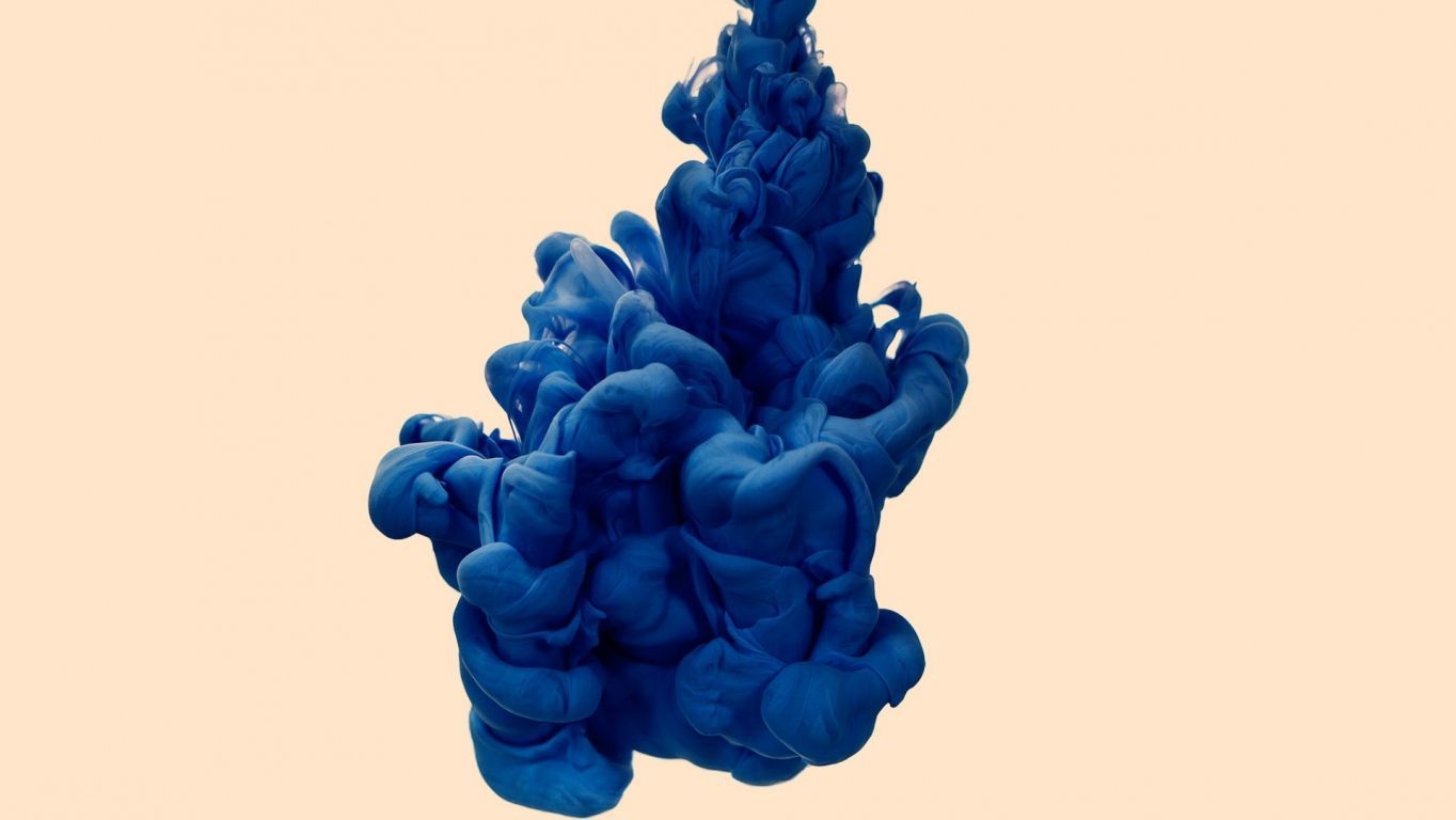 Fumo blu su sfondo panna, 1364x768 720p, Dell XPS