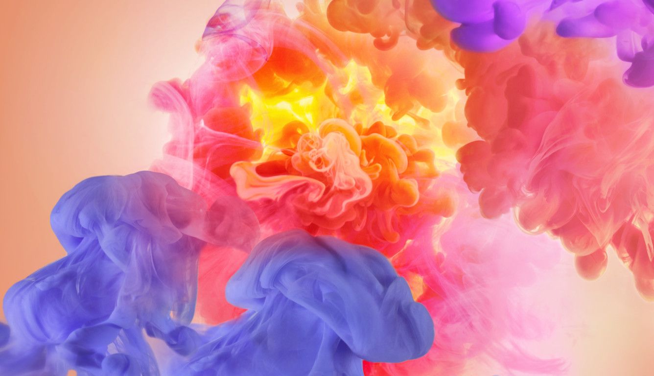 Fumo colorato astratto multicolore, 1336x768 HD, Acer Nitro