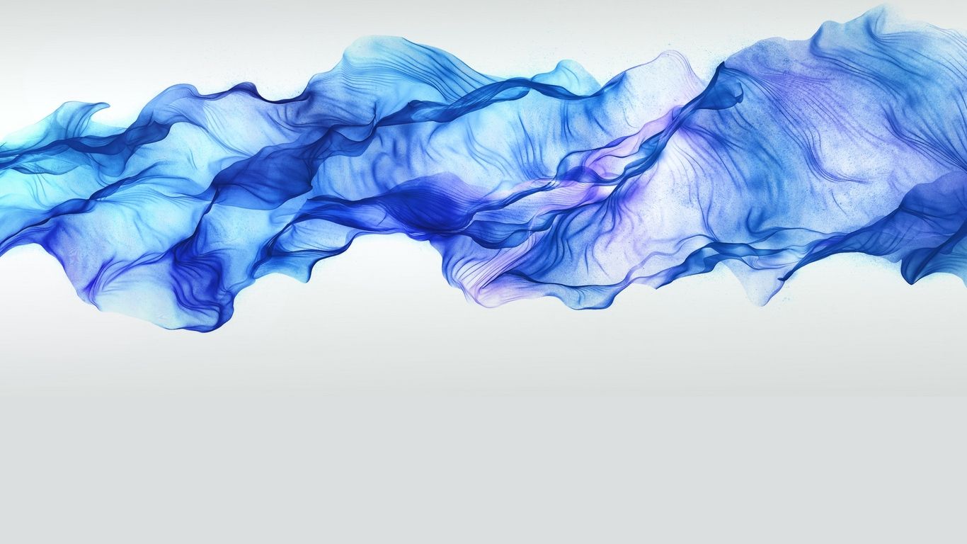 Fumo blu astratto sfondo chiaro, 1366x768 720p, Ultrabook