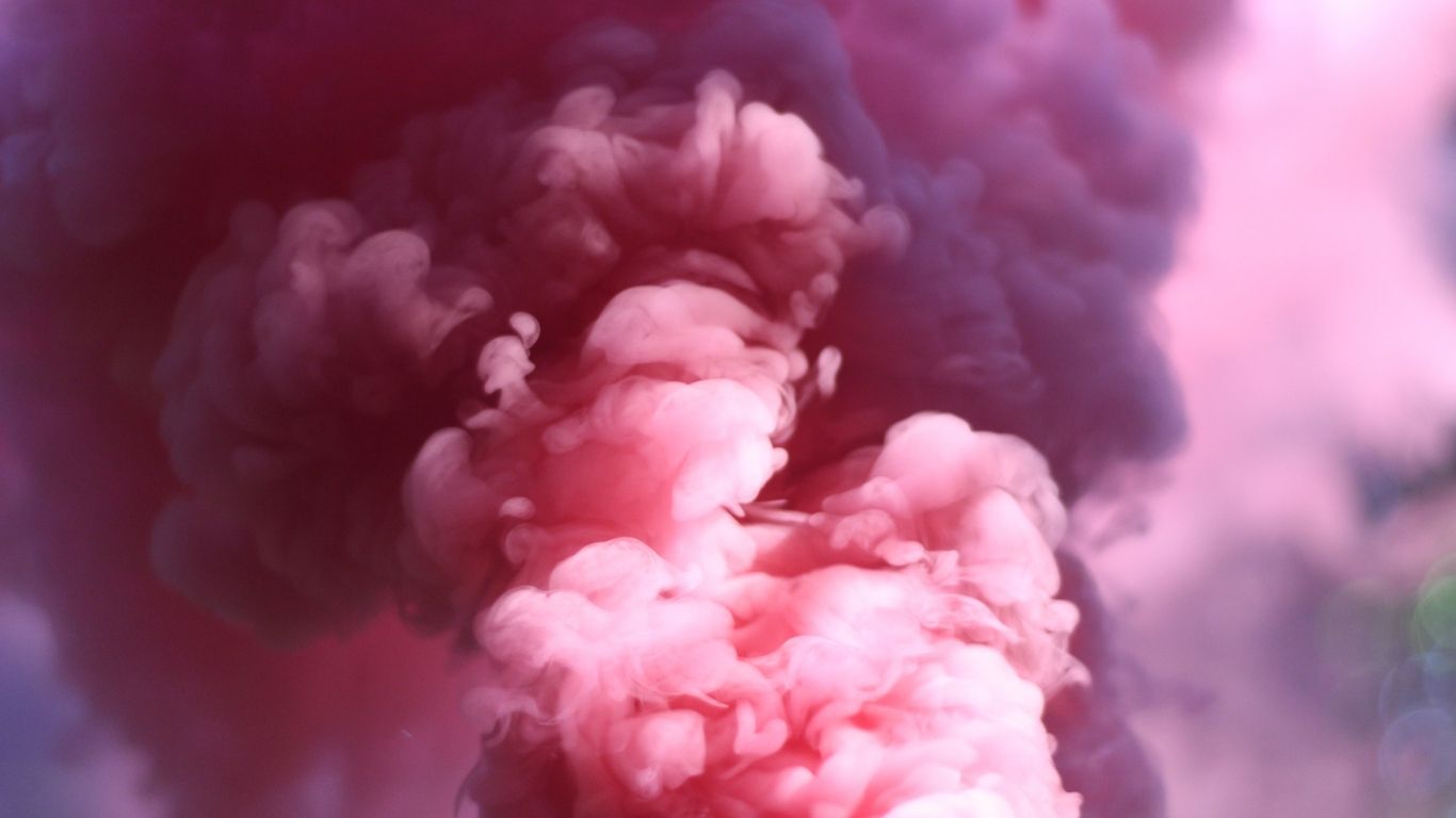 Fumo rosa e viola, 1366x768 720p, HP Laptop