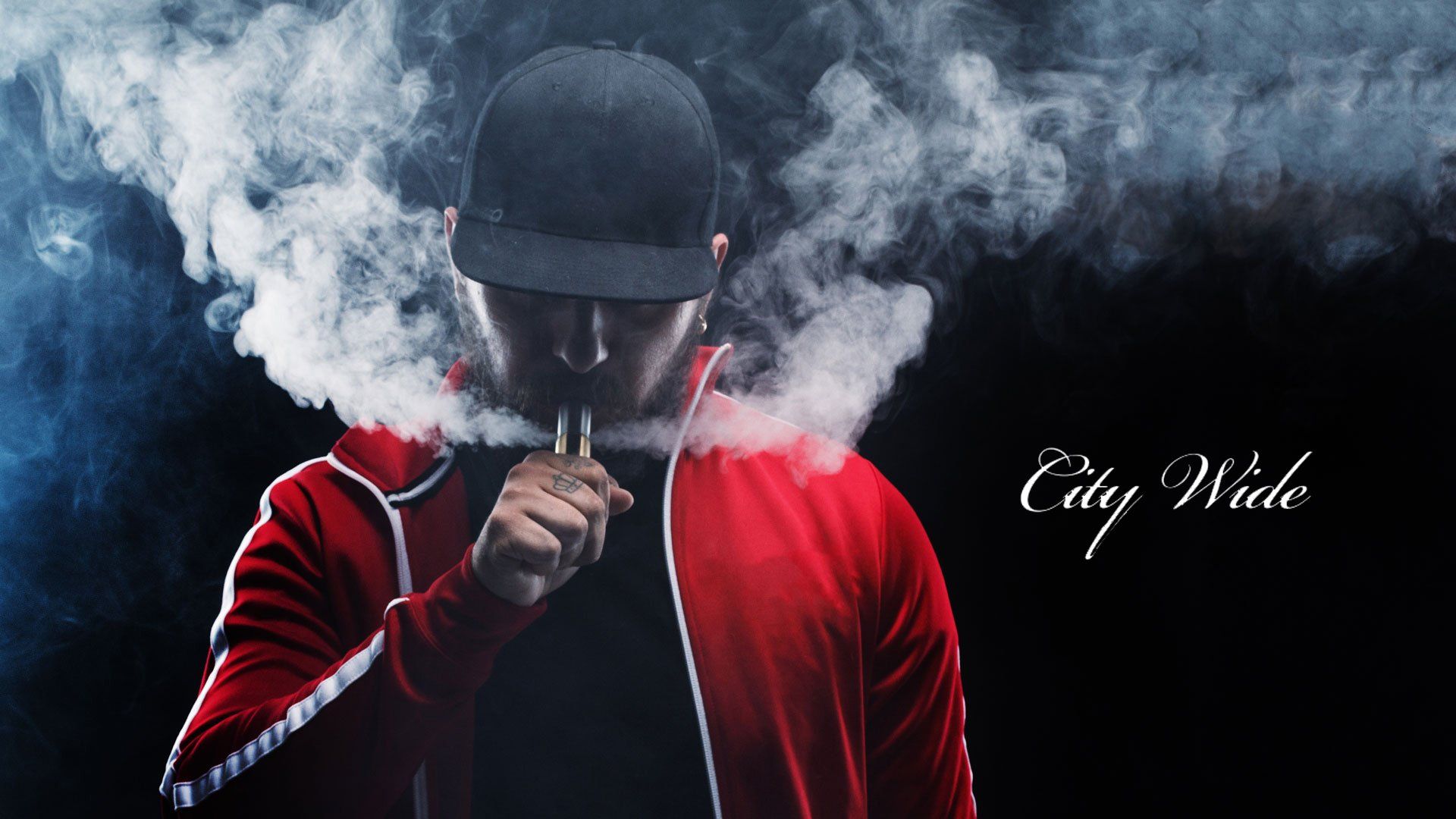 Boccetta vape fumo rosso, 1920x1080 Full HD, Desktop