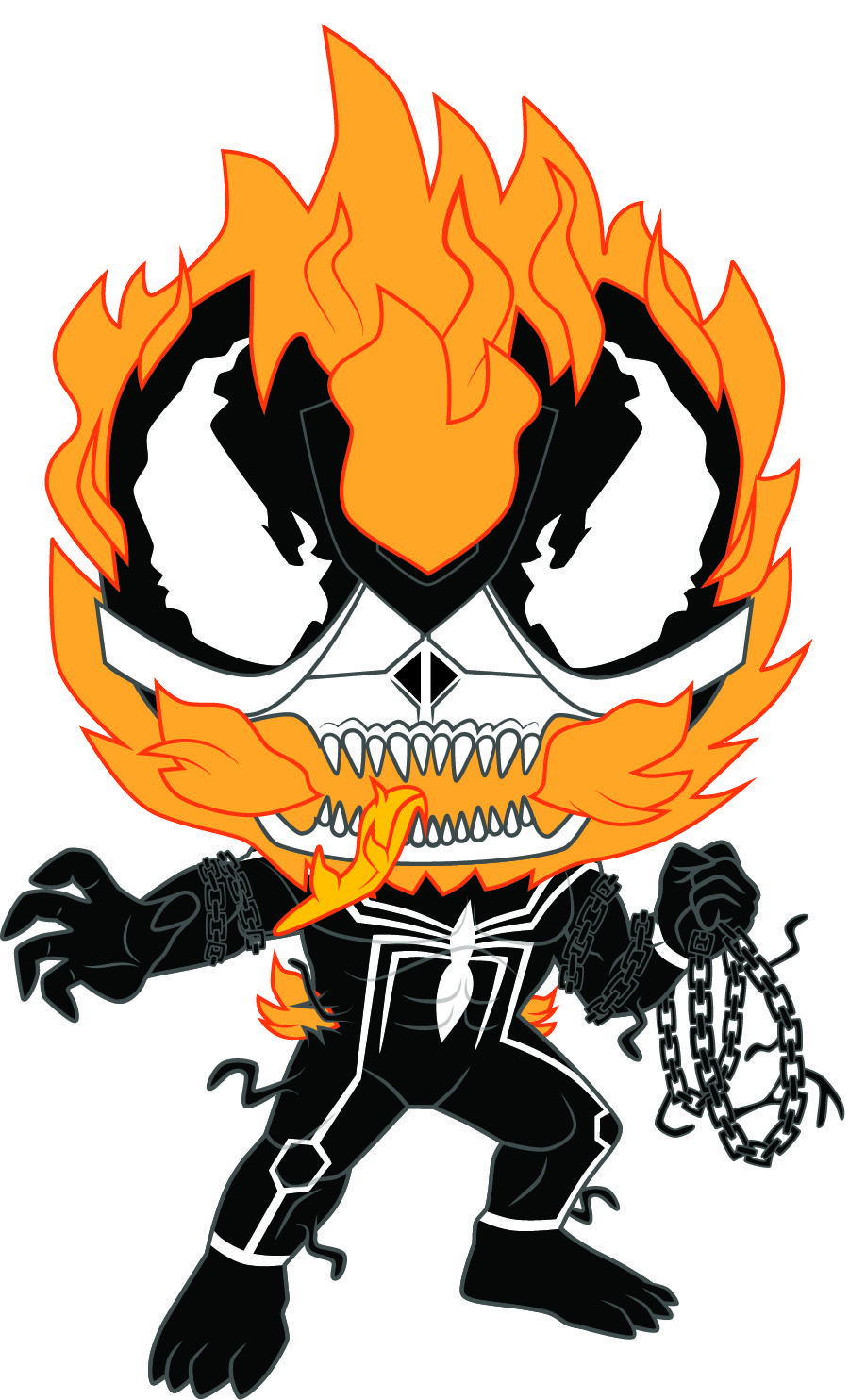 Funko POP Venom Ghost Rider, simbionte, 918x1484 Verticale, Mobile