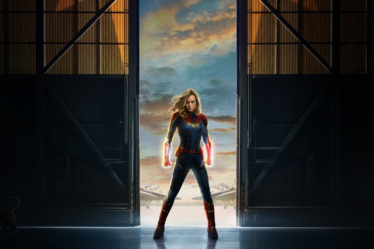 Captain Marvel poster hangar, MCU, 1200x800 HD, PC