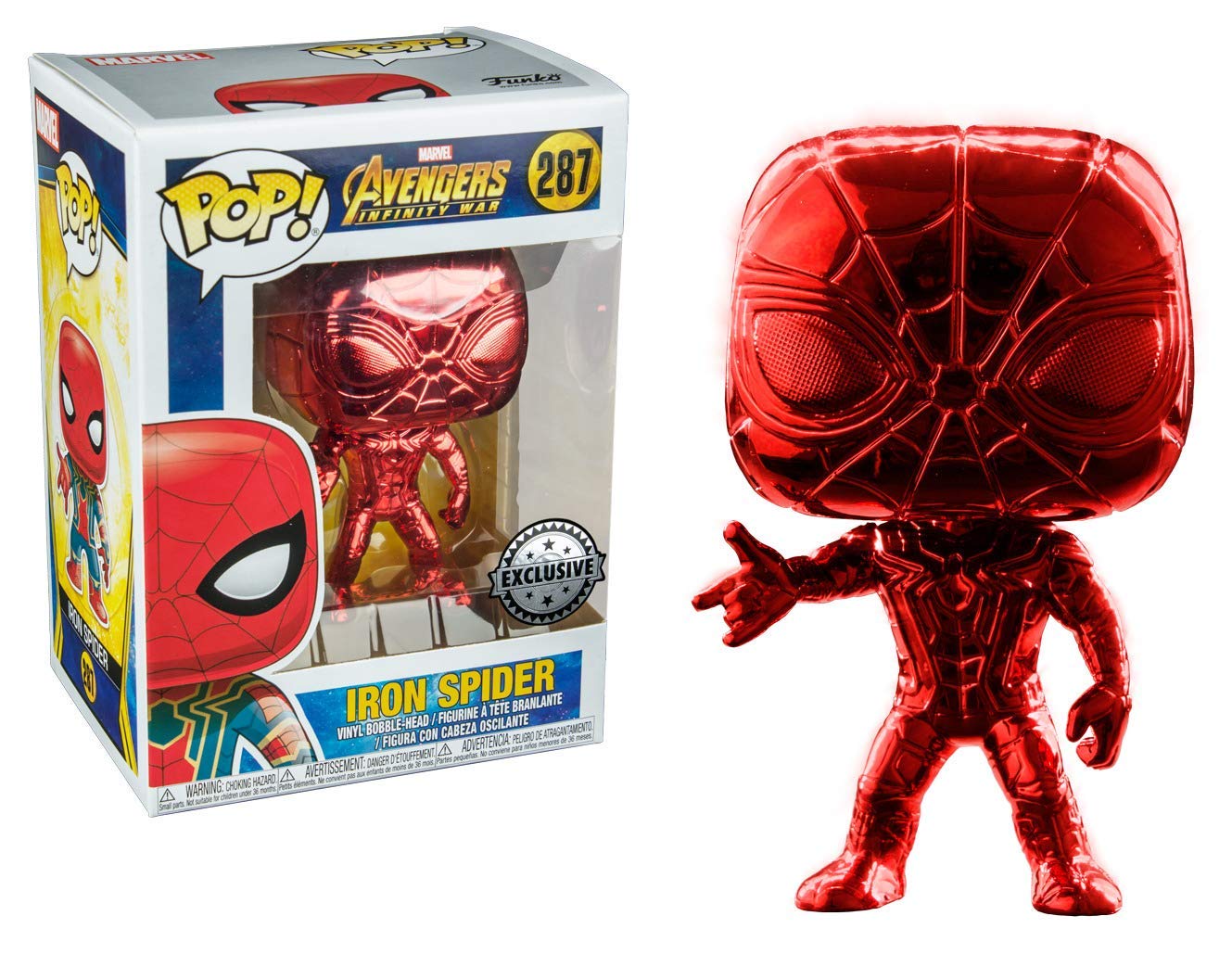 Funko Pop Iron Spider rosso, 1329x1029 720p, Monitor Gaming