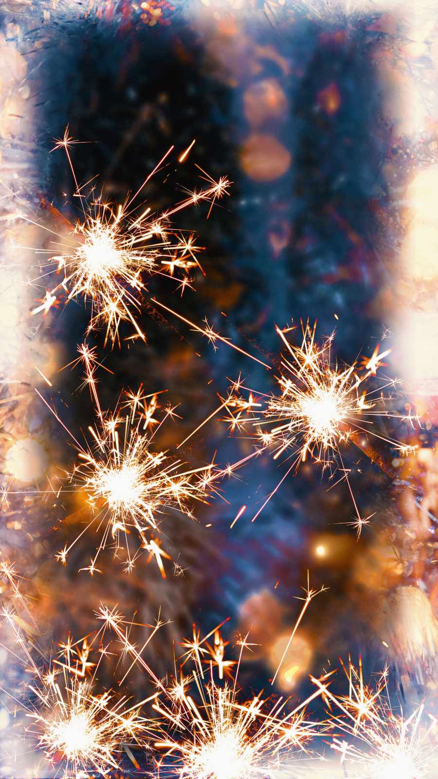 Stelle filanti scintille dorate, 900x1600 Full HD Verticale, Realme