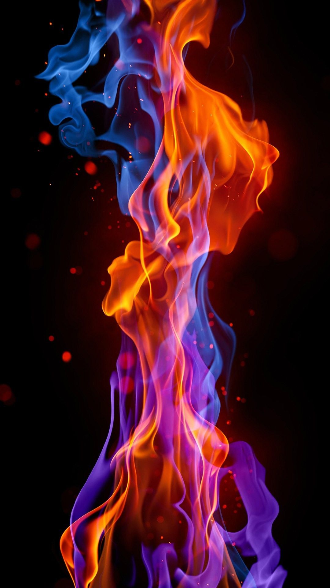 di Fuoco Rosso, 1080x1920 Verticale, Telefono