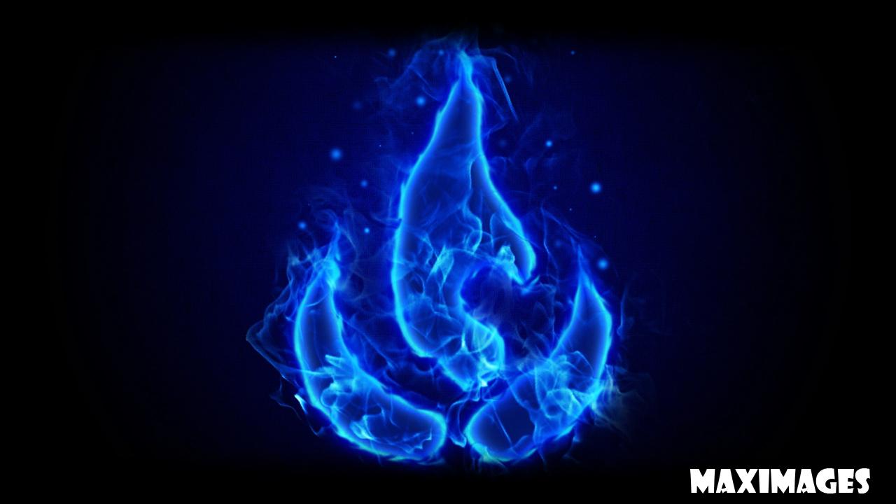 Fiamma blu astratta, 1280x720 HD, Desktop