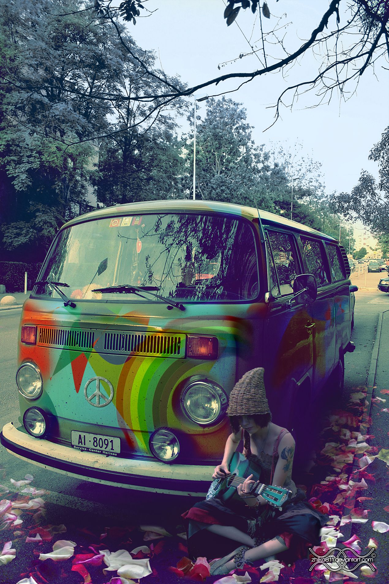 Furgone VW Westfalia blu, 1920x1080 Full HD 1080p, PC