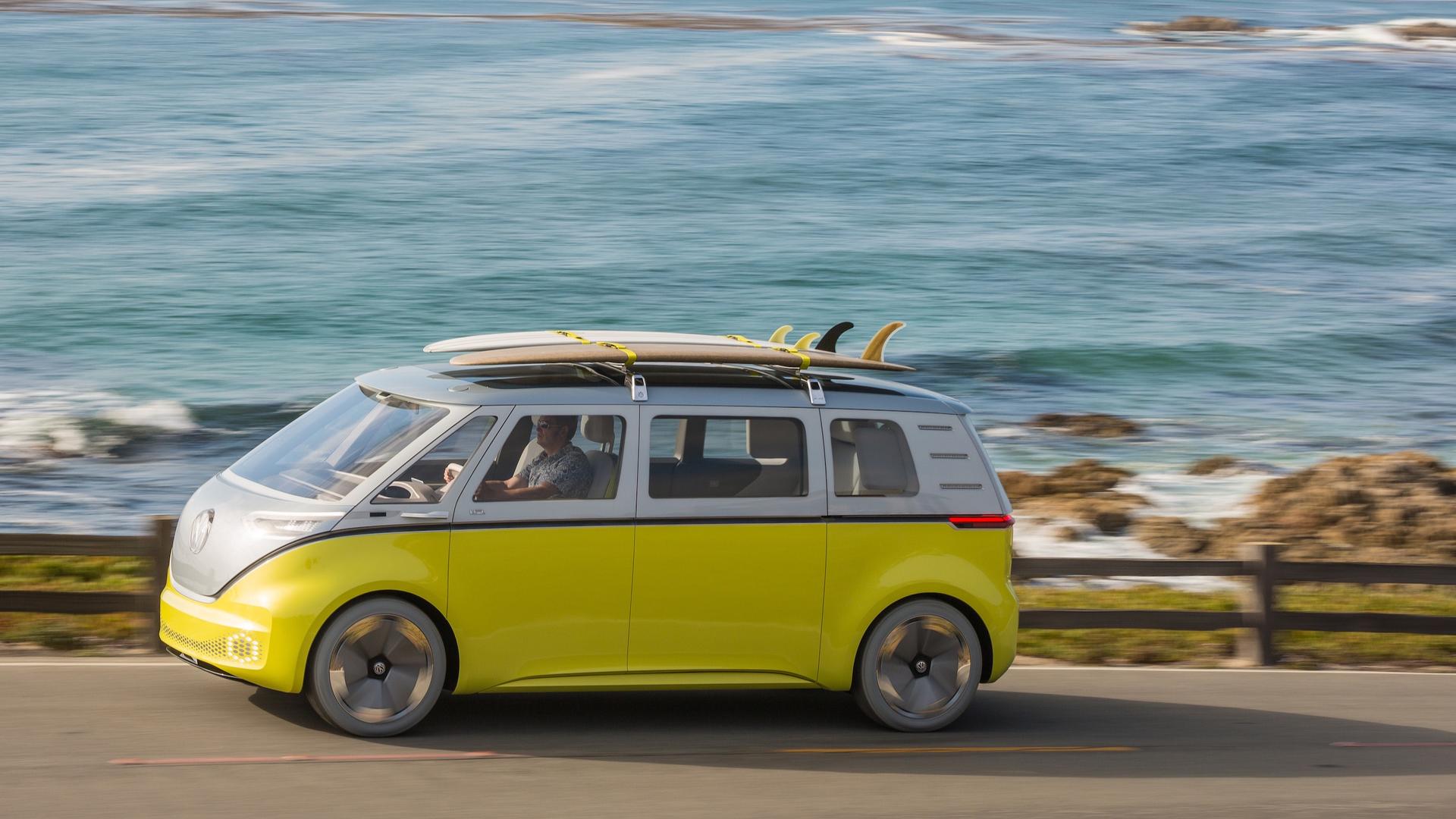 Furgone VW California in spiaggia, 2048x1152 alta risoluzione, PC