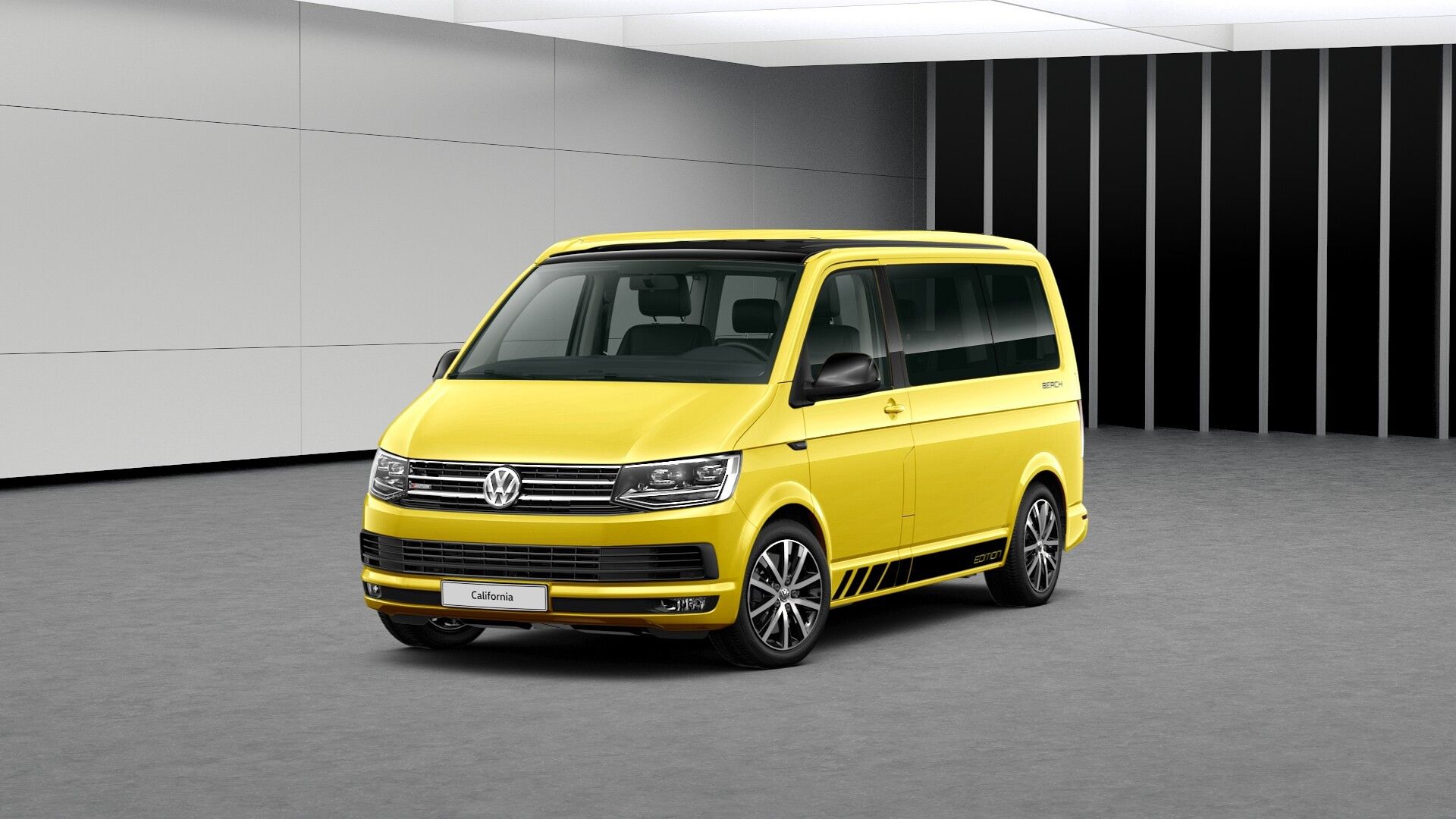 Furgone VW Caddy giallo, 3840x2160 UHD, Monitor 4K