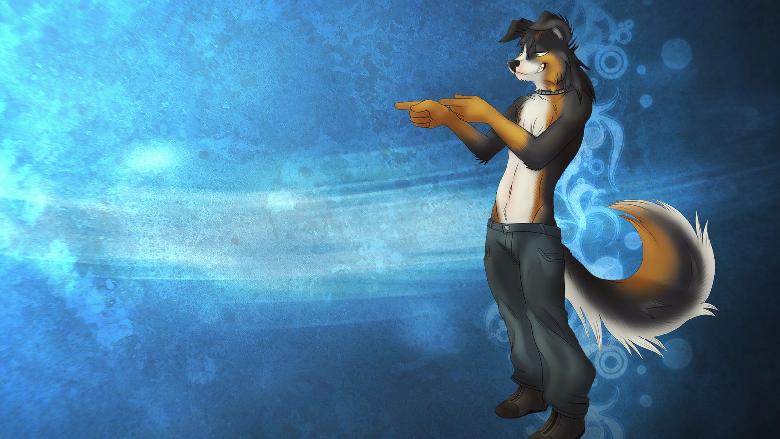 Personaggio furry lupo antropomorfo, 1600x900 HD Ready, Desktop