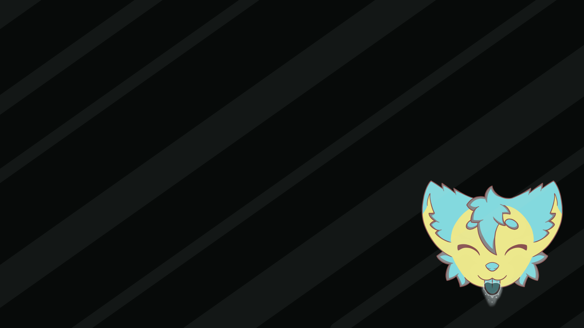 volpe fursona blu gialla, 1920x1080 1080p, Desktop