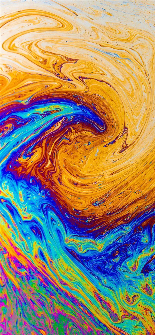 Vortice colorato fusione di bolla, 640x1385 Verticale, OnePlus