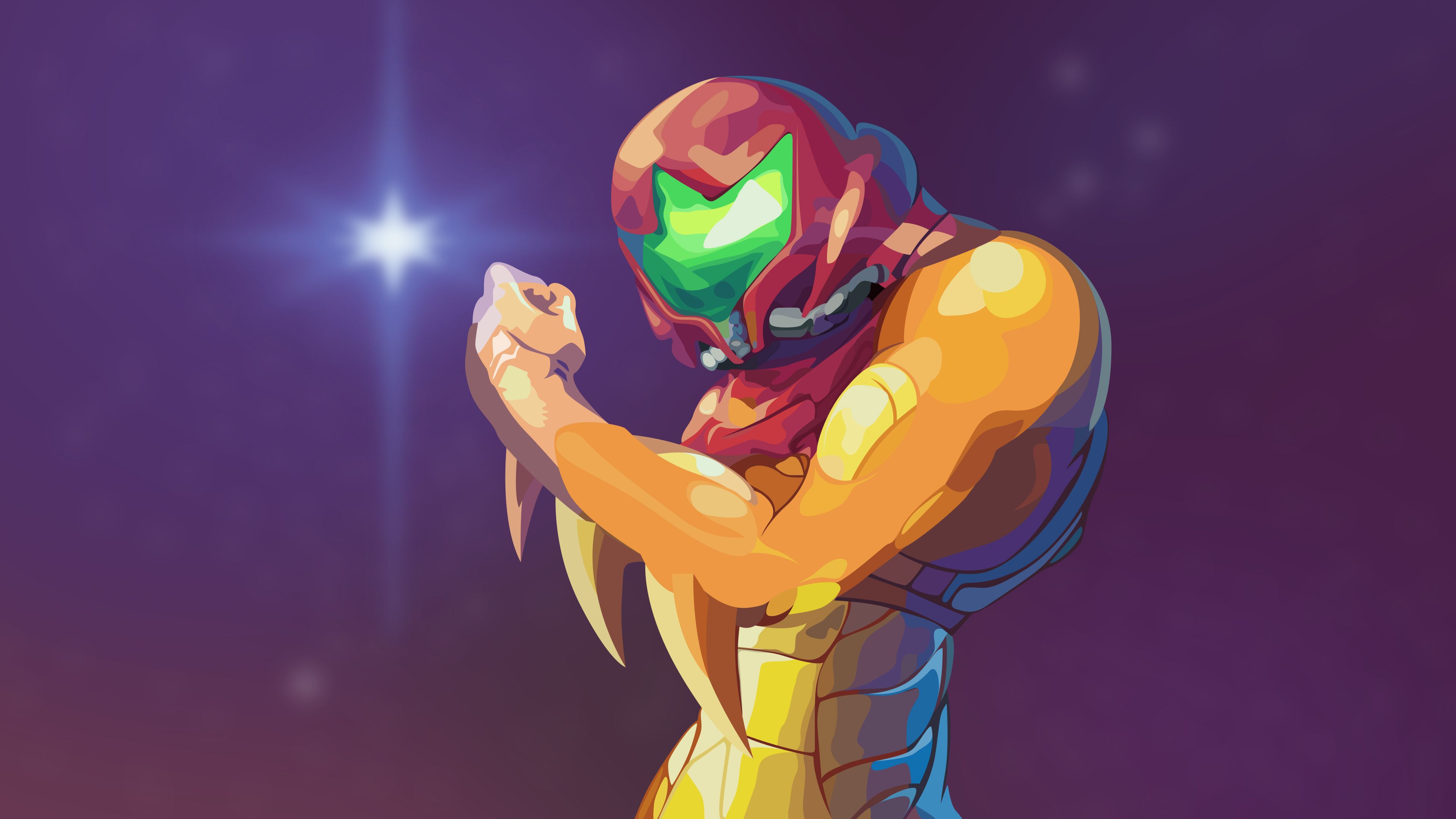 Samus Aran Metroid Fusion, Nintendo, 3840x2160 4K, Desktop 4K