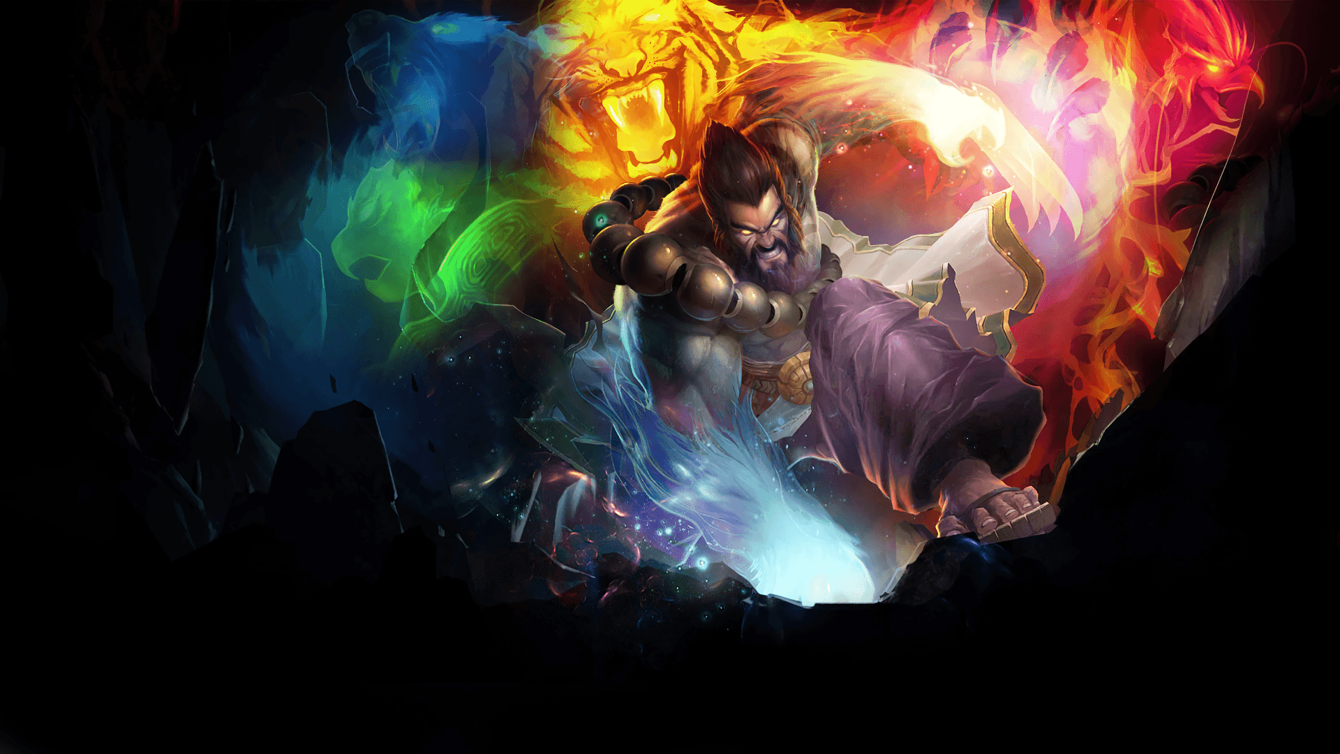 Spirit Guard Udyr, League of Legends, 1920x1080 1080p, PC Desktop