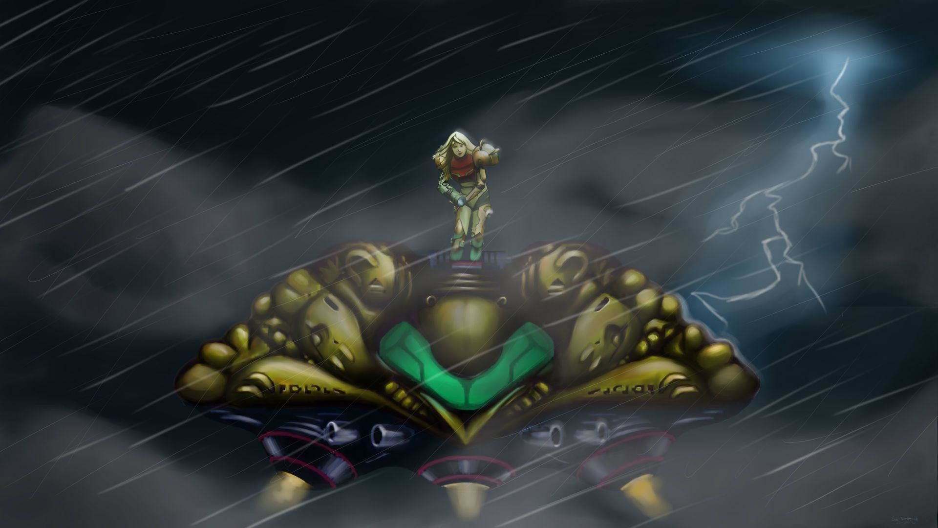 Metroid Fusion Samus tempesta, Samus Aran, 1920x1080 1080p, PC