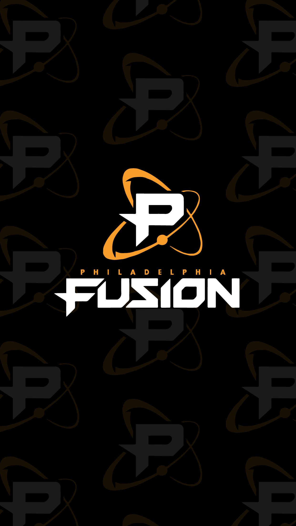 Logo Philadelphia Fusion Overwatch, Blizzard, 1242x2208 Full HD Verticale, iPhone