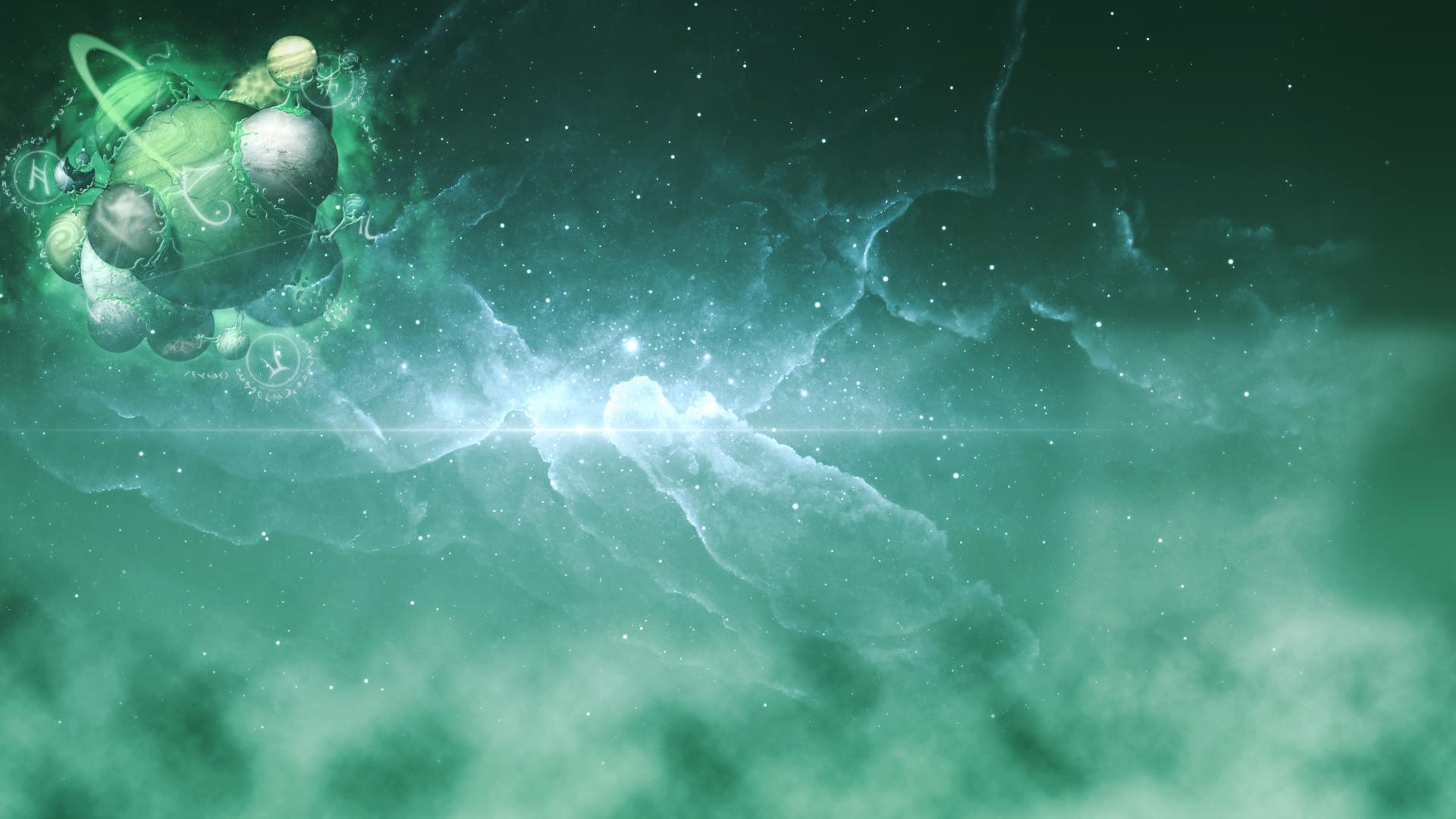 Pianeti verdi in fusione energetica, 1920x1080 Full HD 1080p, Desktop