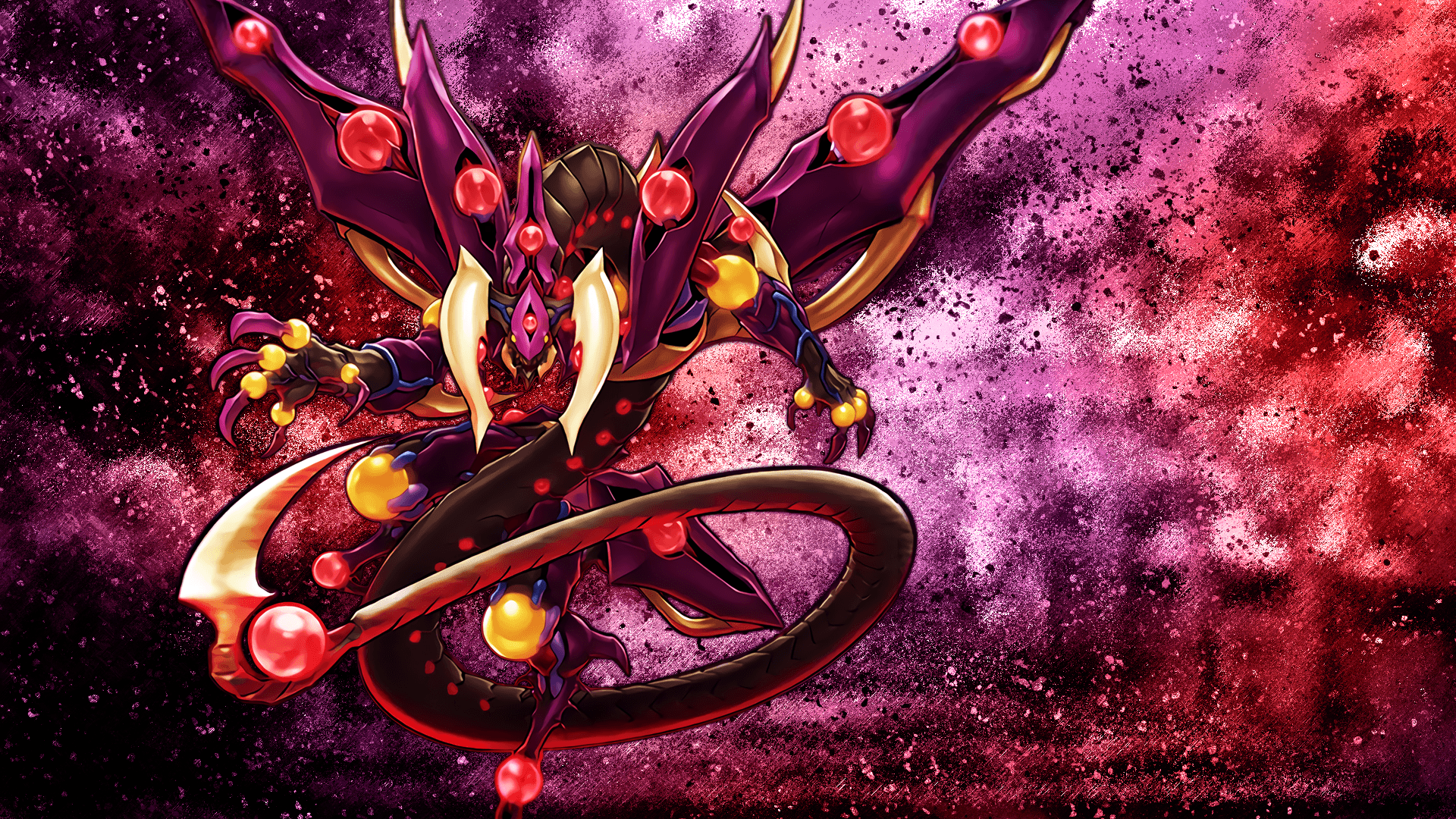 Creatura demoniaca astratta viola, 1920x1080 Full HD 1080p, Laptop