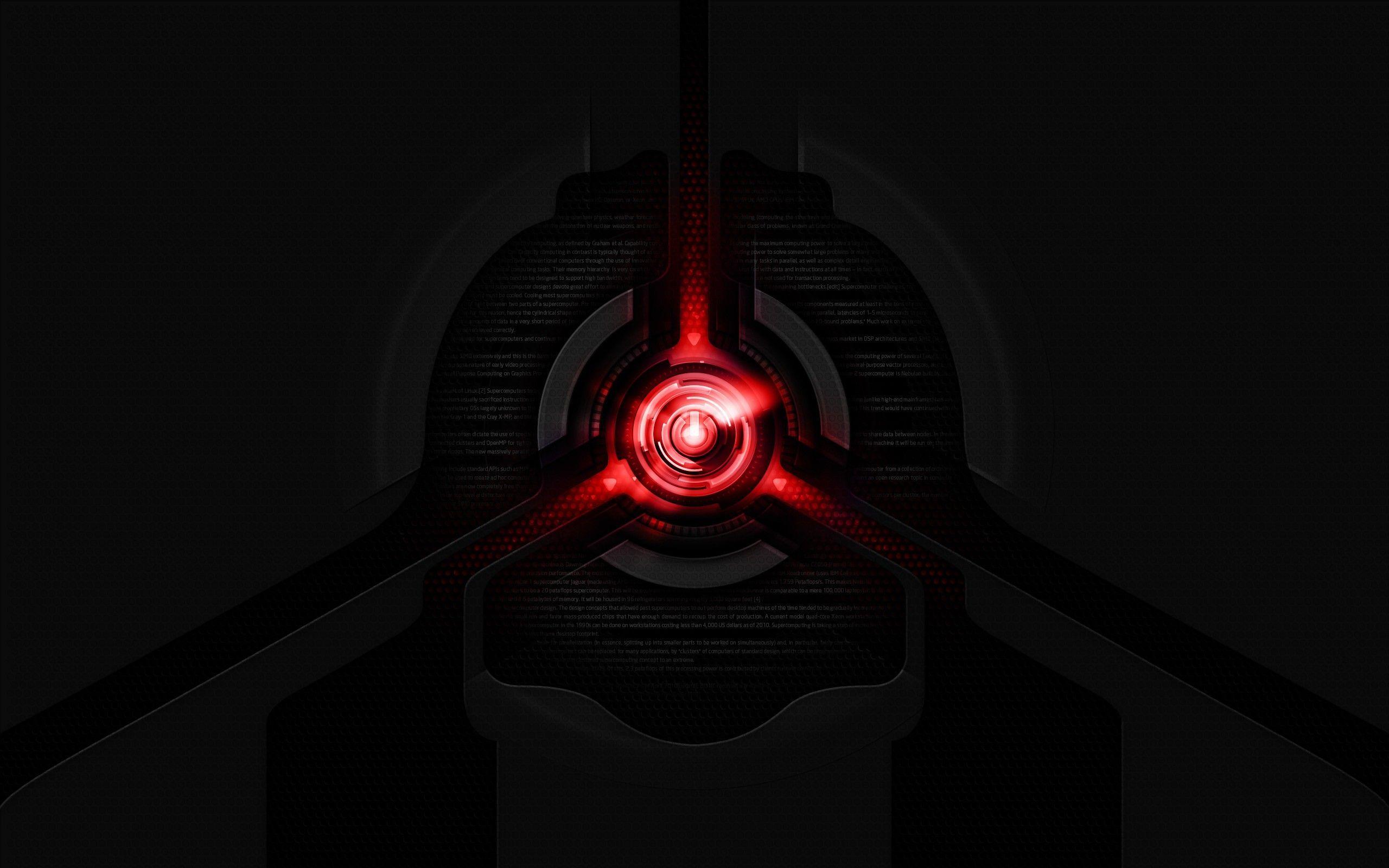 Occhio meccanico rosso futuristico, 2560x1600 2K+, Laptop
