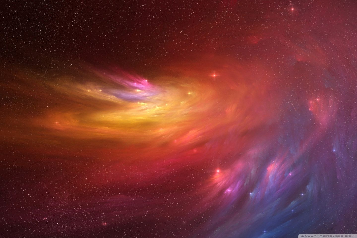 Galassia arancione con getti luminosi, 3840x2160 4K, Desktop 4K