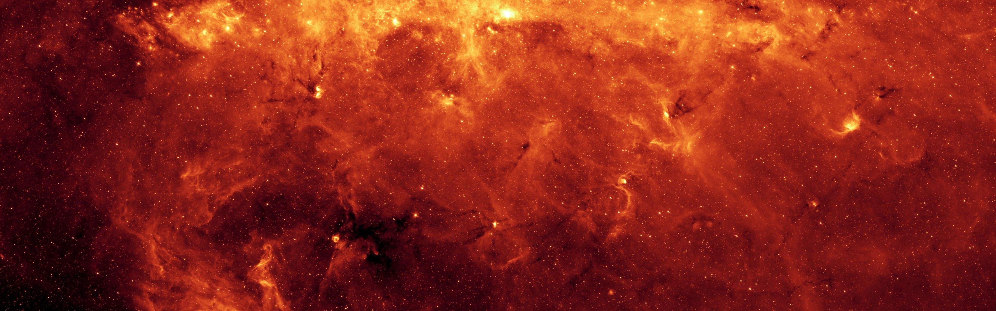 Galassia arancione e rosa, 3000x1793 2K+, Laptop