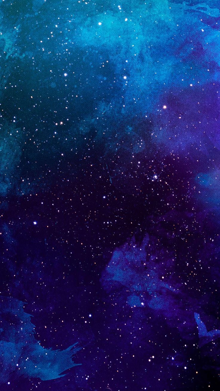 Galassia blu e viola, 736x1308 Verticale, Mobile